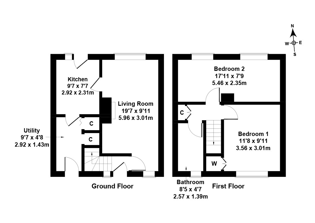 2 Bedrooms Terraced house for sale in Hillwood Gardens, Ratho Station, Newbridge EH28