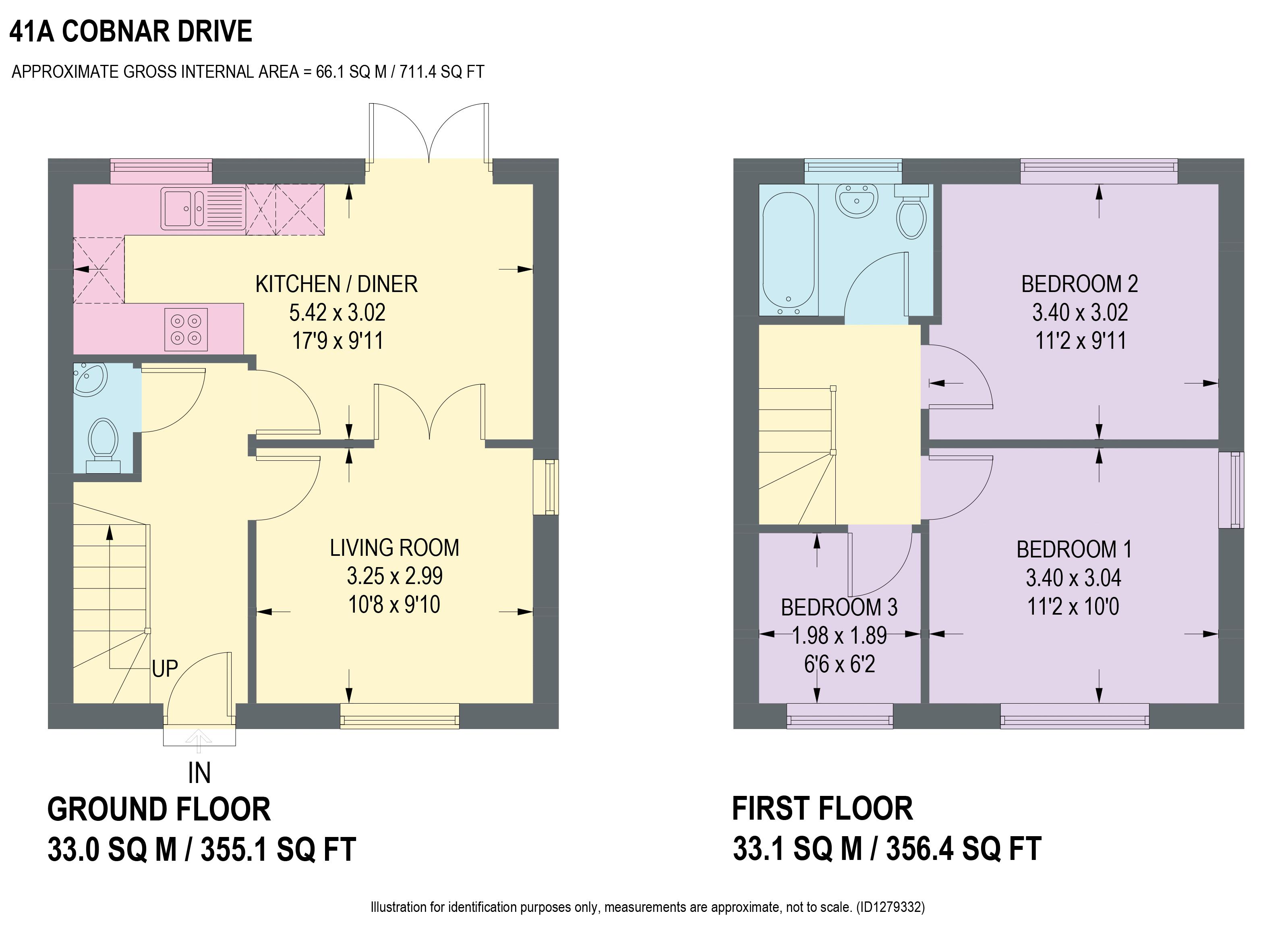 41a, Cobnar Drive, Chesterfield floorplan