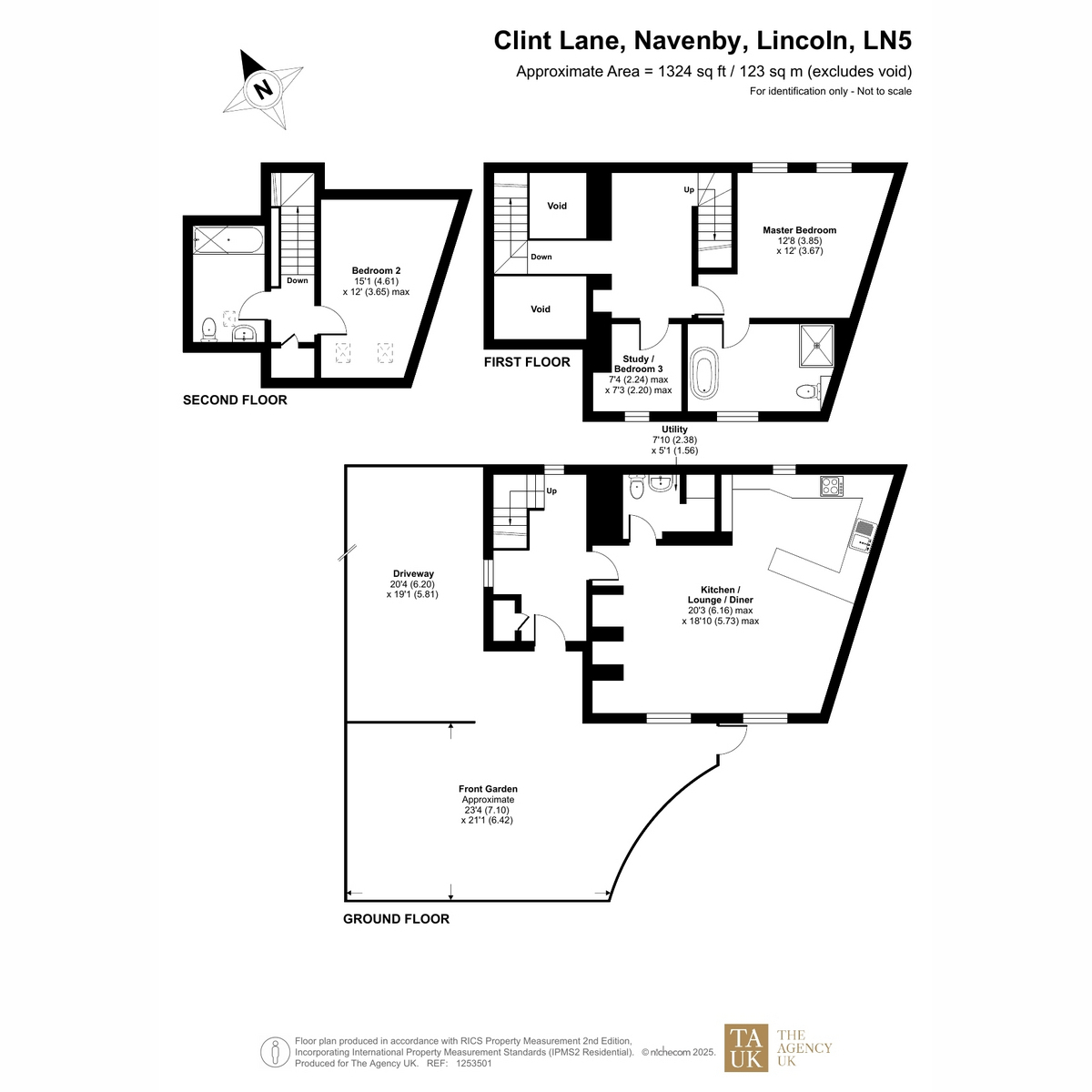 3, Clint Lane, Navenby, Lincoln floorplan