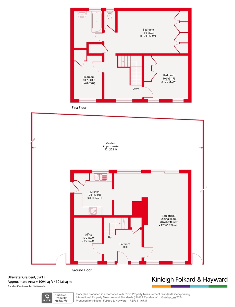 41, Ullswater Crescent, London floorplan