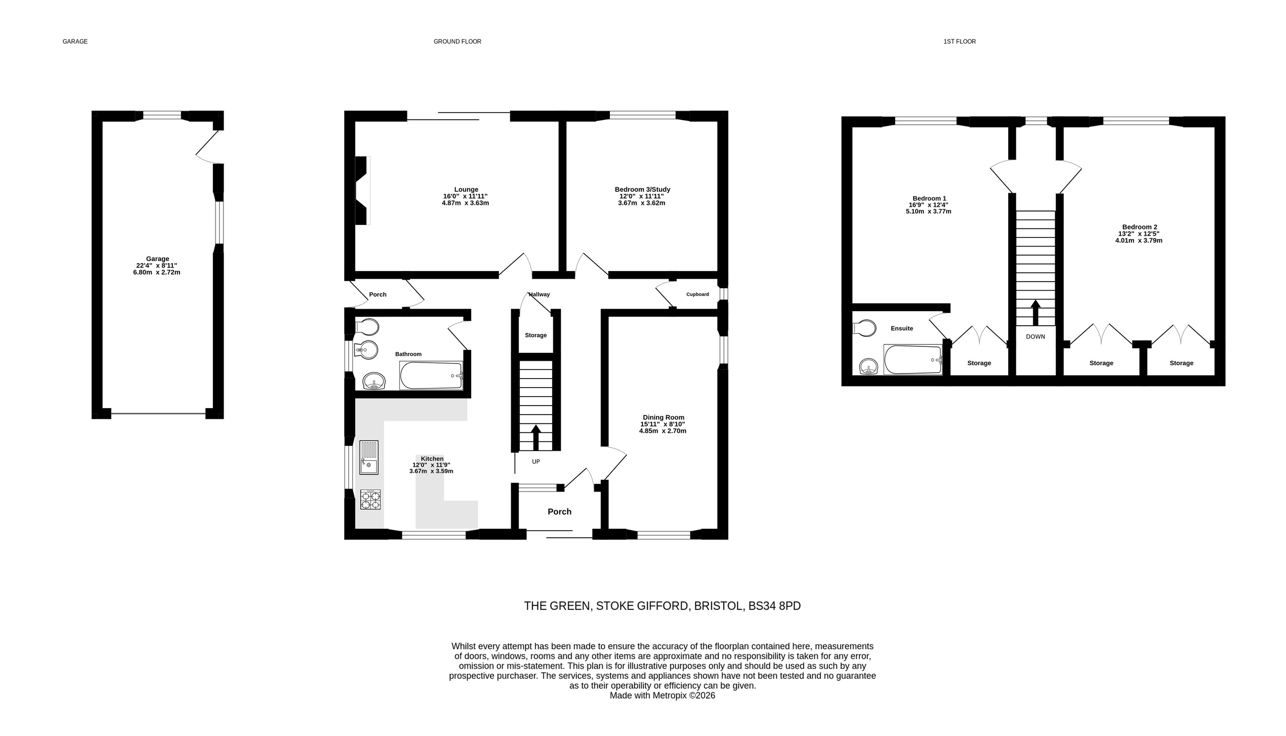 8 The Green, Bristol floorplan