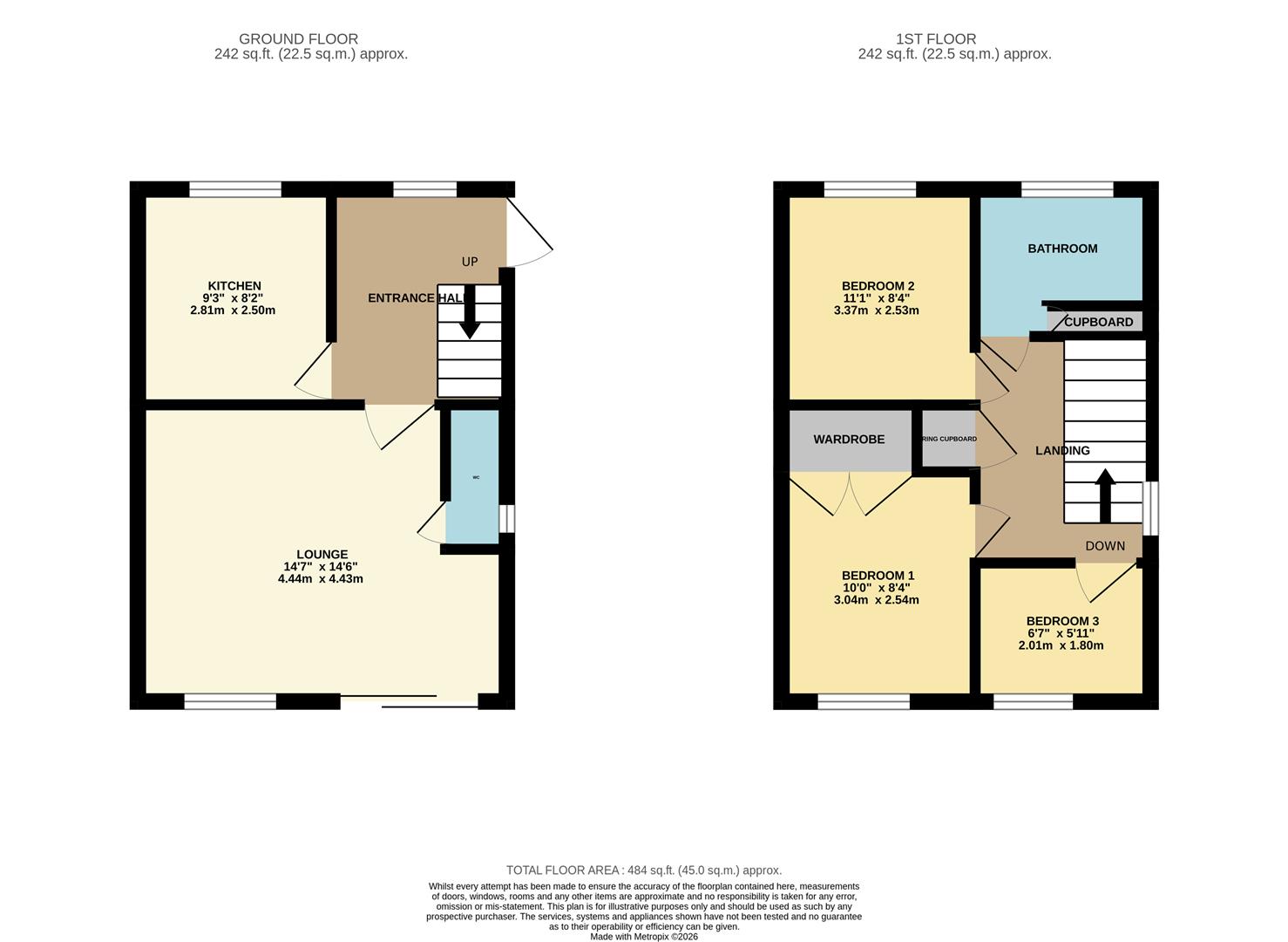 151, Regent Street, Church Gresley, Swadlincote floorplan