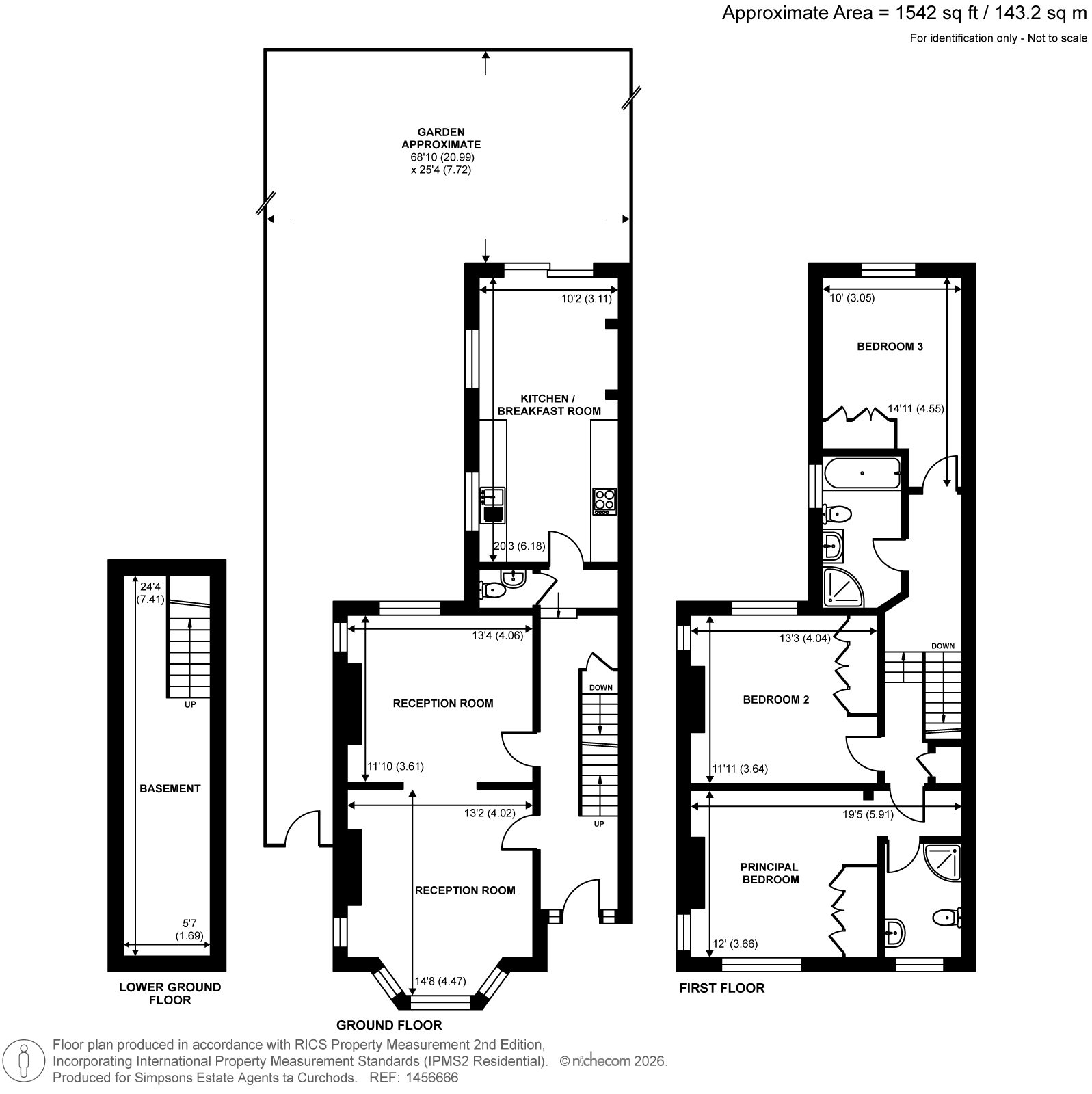 1, Portland Road, Kingston Upon Thames floorplan