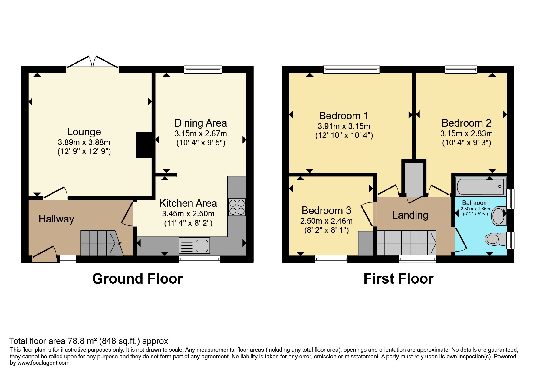 31, St. Edmunds Avenue, Rotherham floorplan