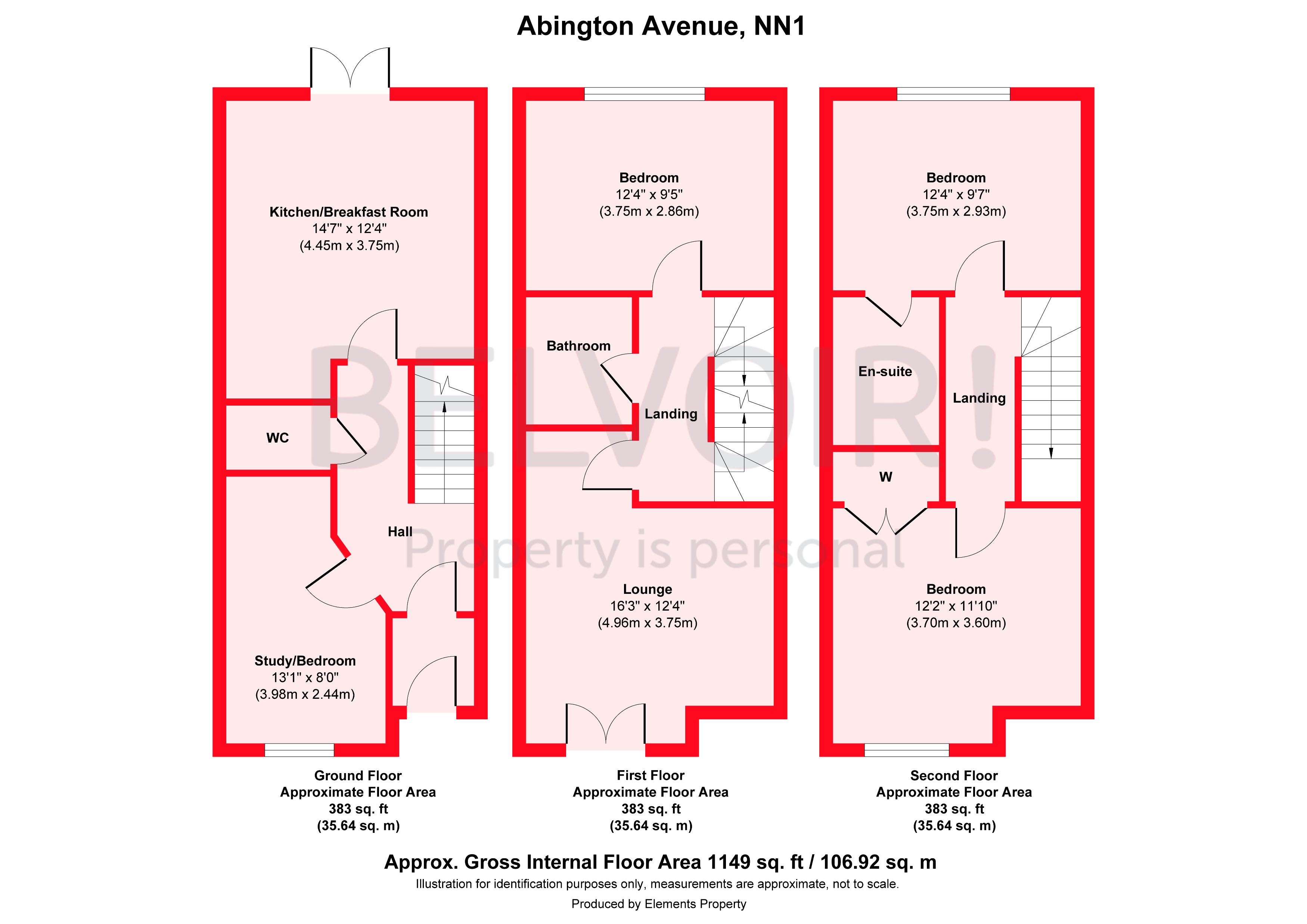 151, Abington Avenue, Northampton floorplan