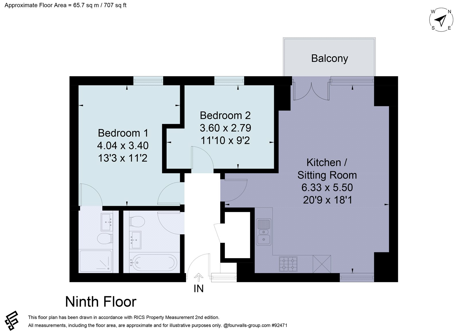 B 9.03, Block B Wilburn Basin,, Ordsall Lane, Greater Manchester floorplan