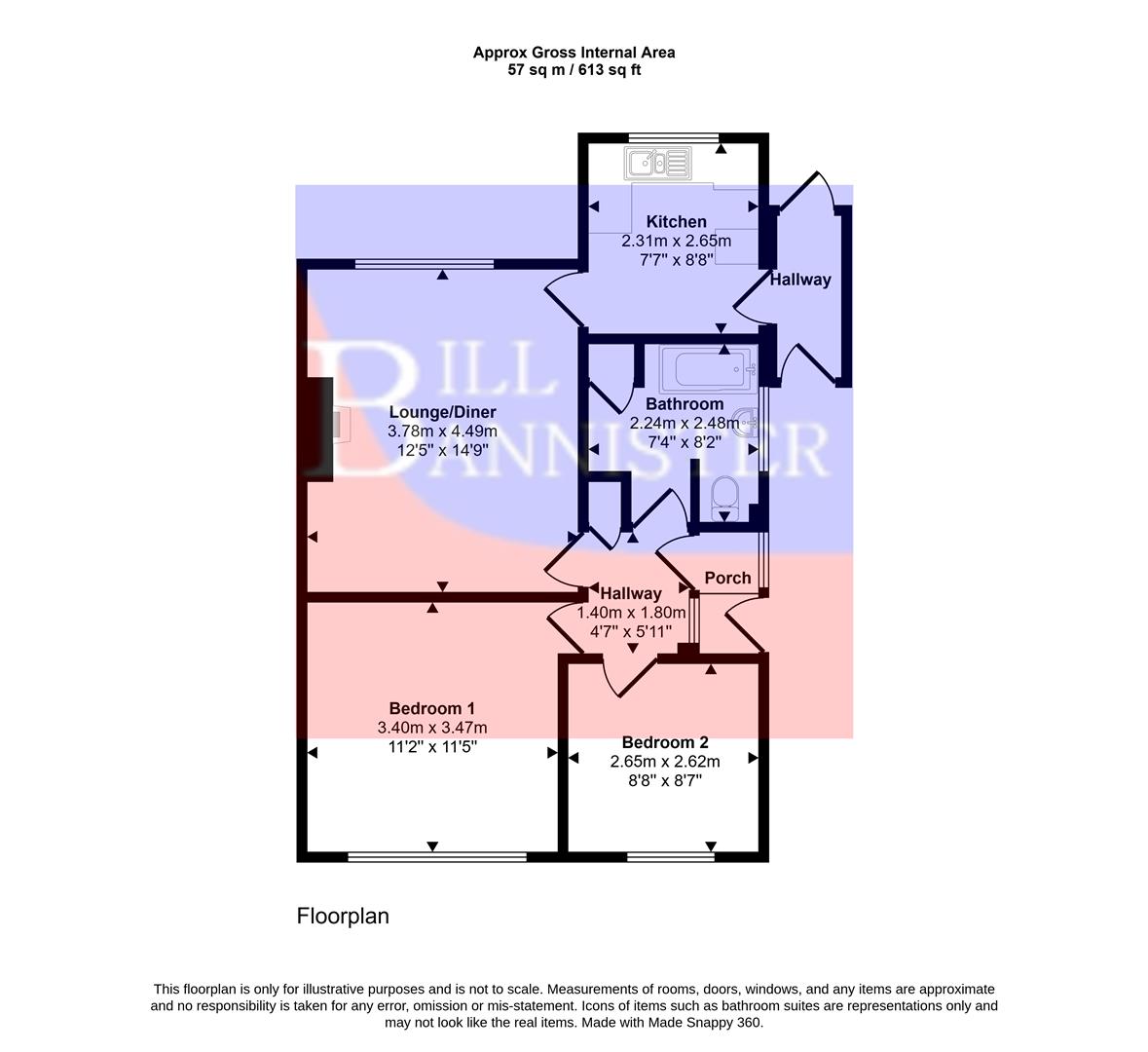 10, Rose-An-Grouse, Hayle floorplan