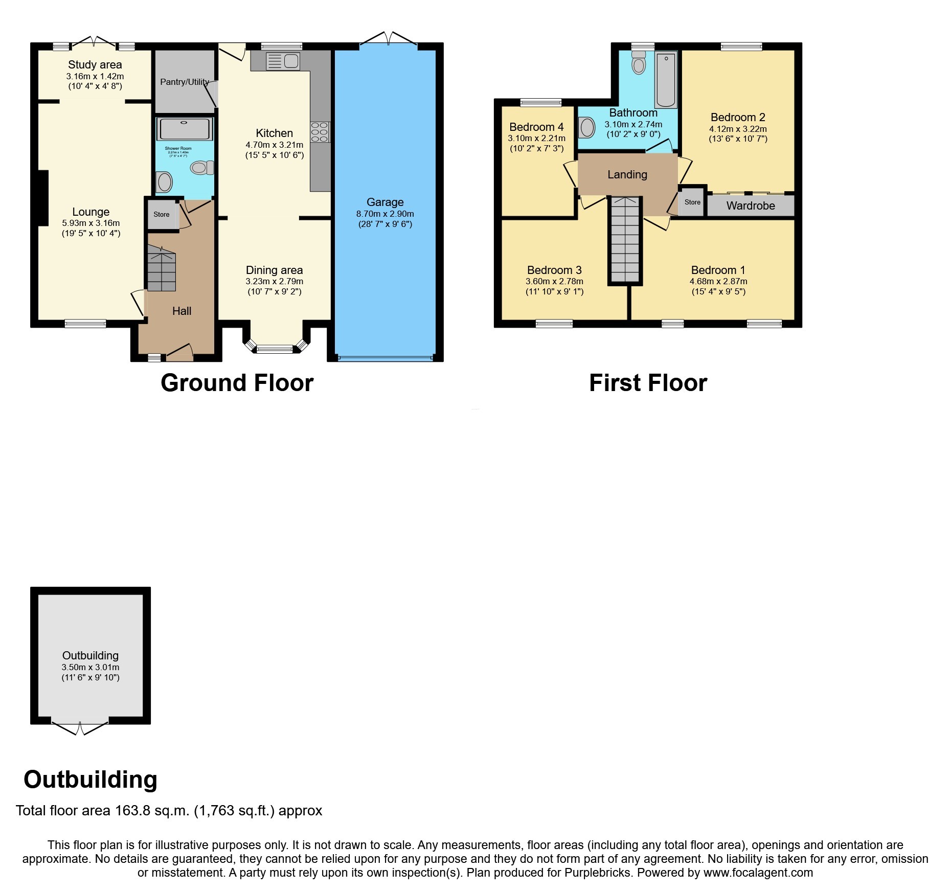 15, Park Close, Barton Under Needwood floorplan