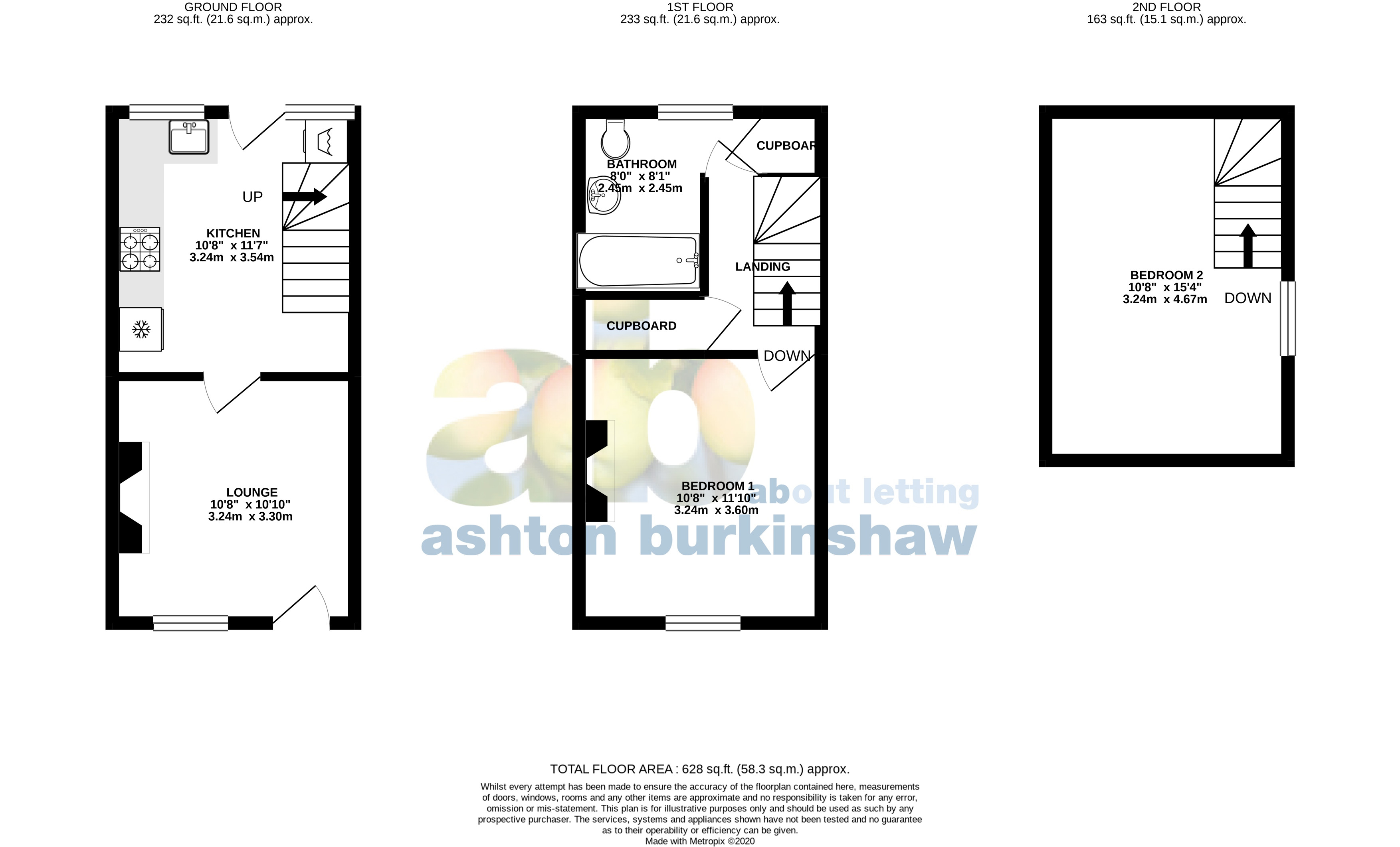 3, Etchingham floorplan