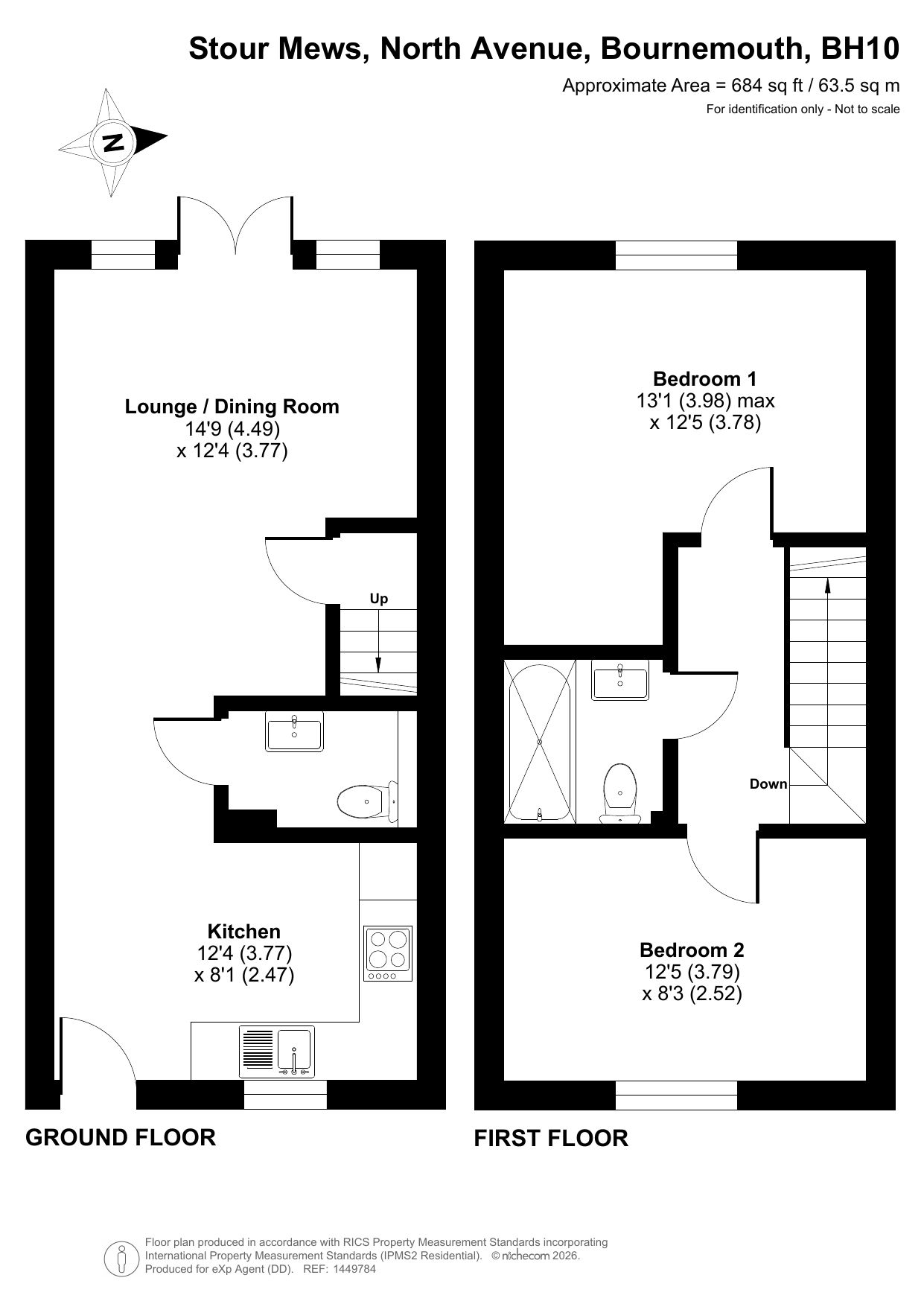 Stour Mews,12, North Avenue, Bournemouth floorplan