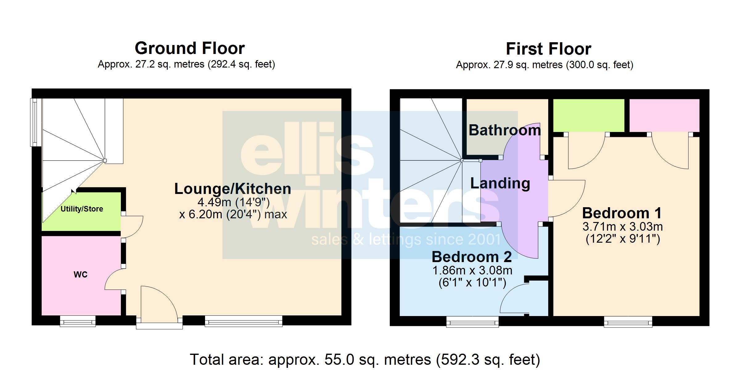 2 Fallow Court, 20, Deerfield Road, March floorplan