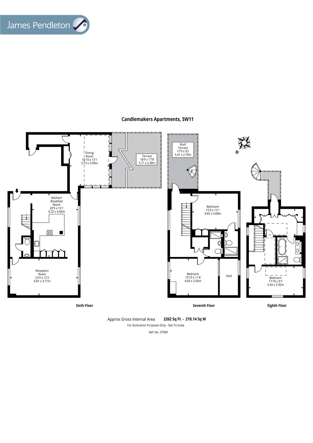 3 Bedrooms Flat for sale in Candlemakers Apartments, 112 York Road, Battersea, London SW11