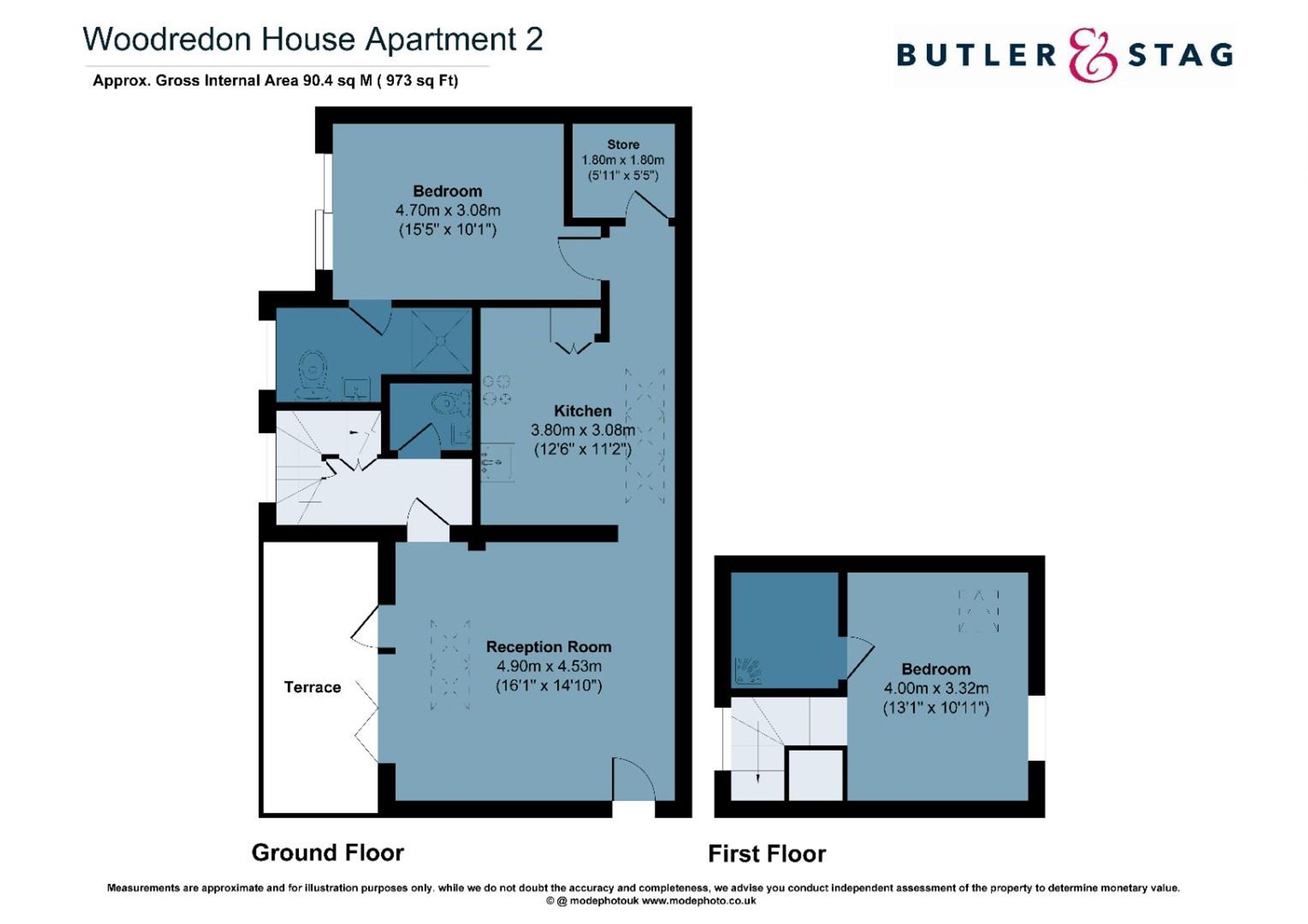 Plot 2, Woodredon House, Woodredon Estate, High Beech floorplan