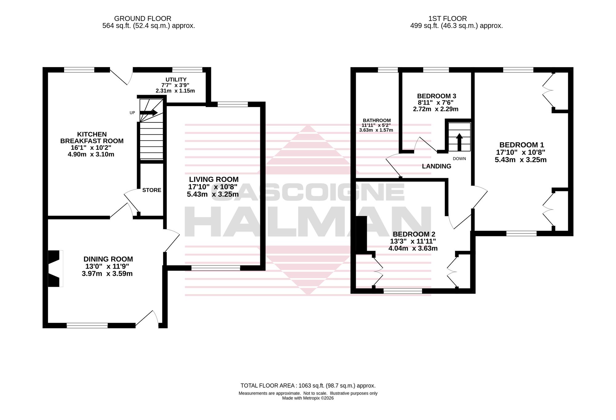 7 Fords Lane, Stockport floorplan
