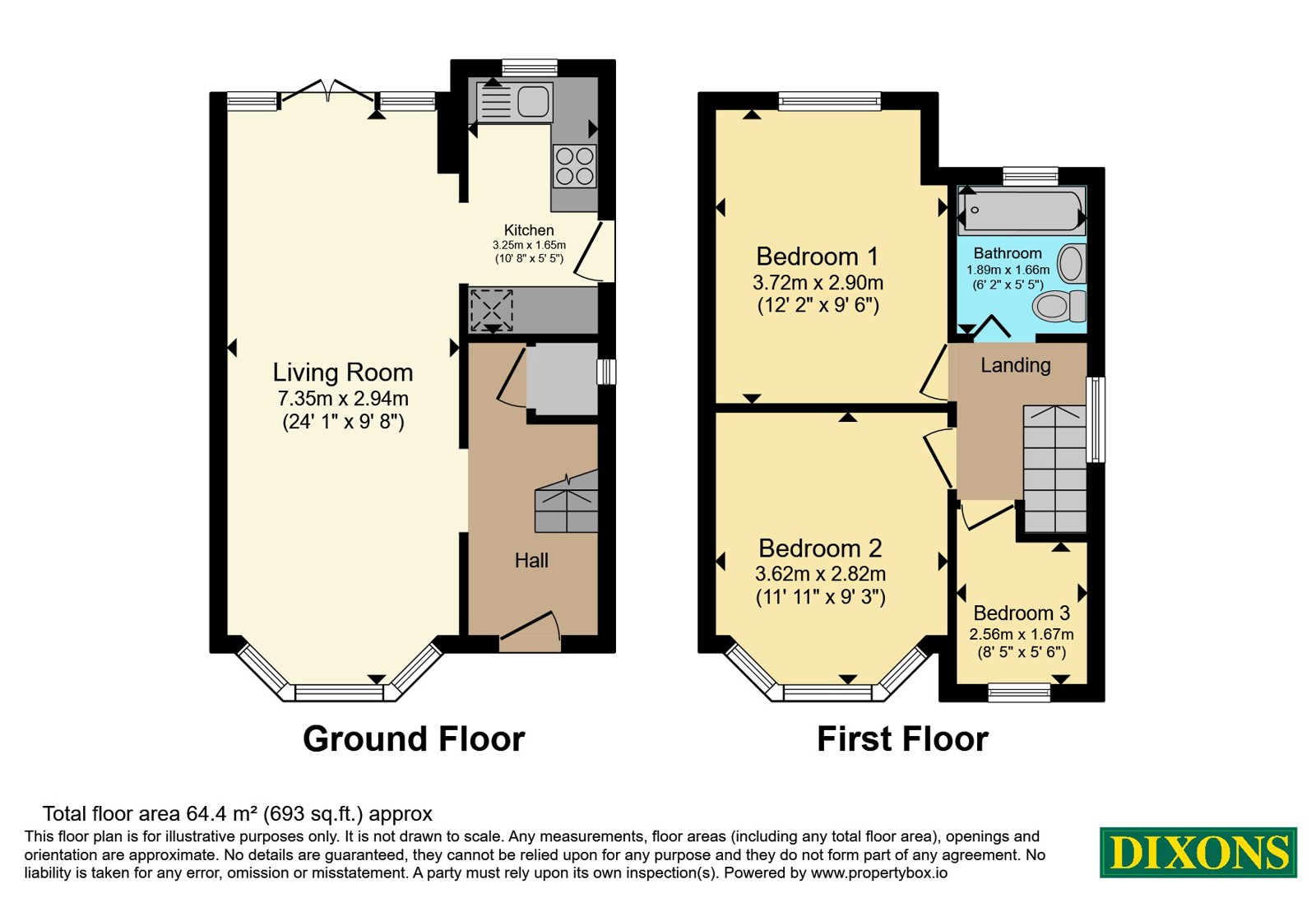 98, Cranes Park Road, West Midlands floorplan