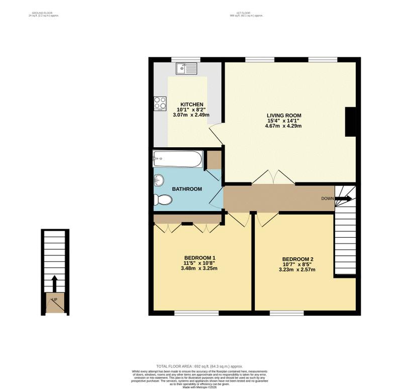 3, Rutland Gardens, Hemel Hempstead floorplan