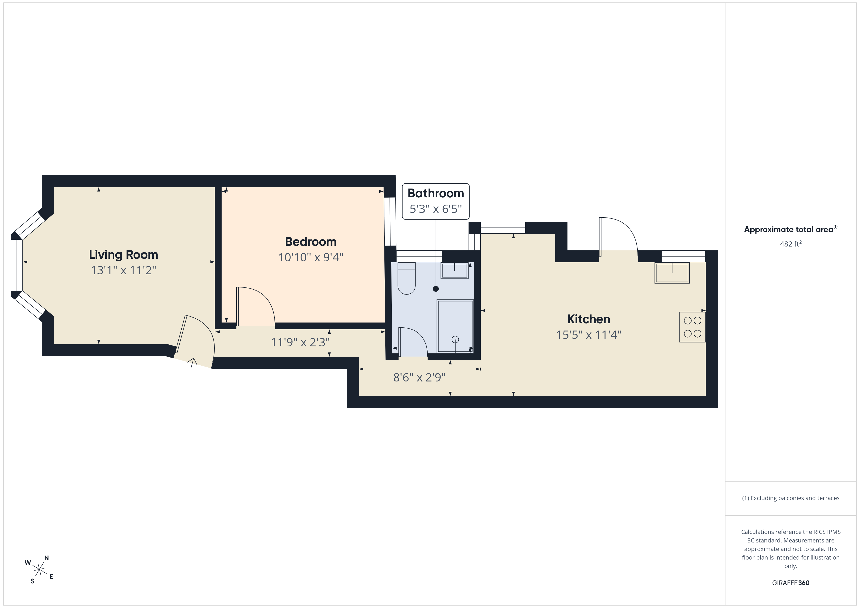 Ground Floor Flat, 176, Major Road, Stratford floorplan