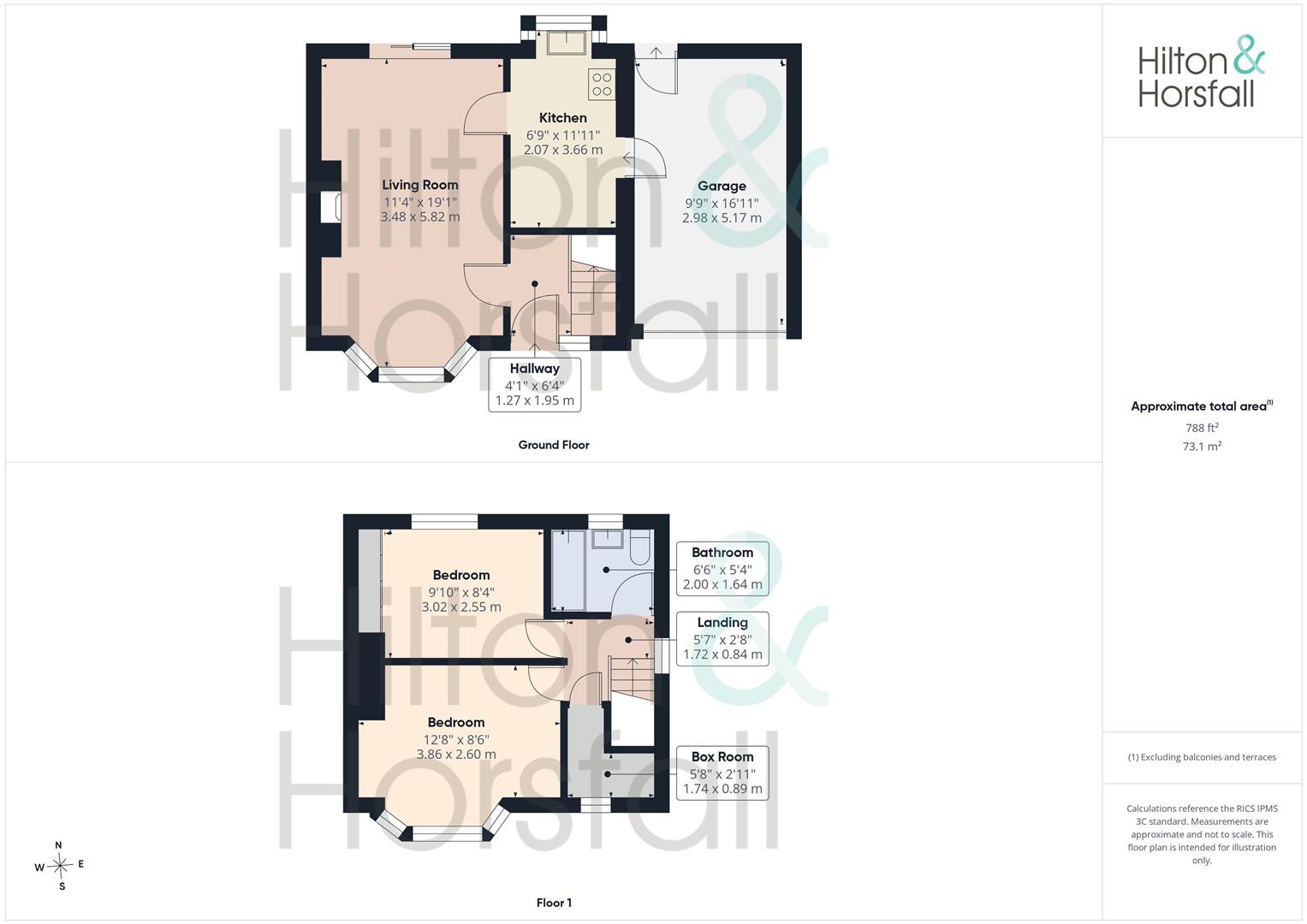 19, Burwains Avenue, Foulridge floorplan