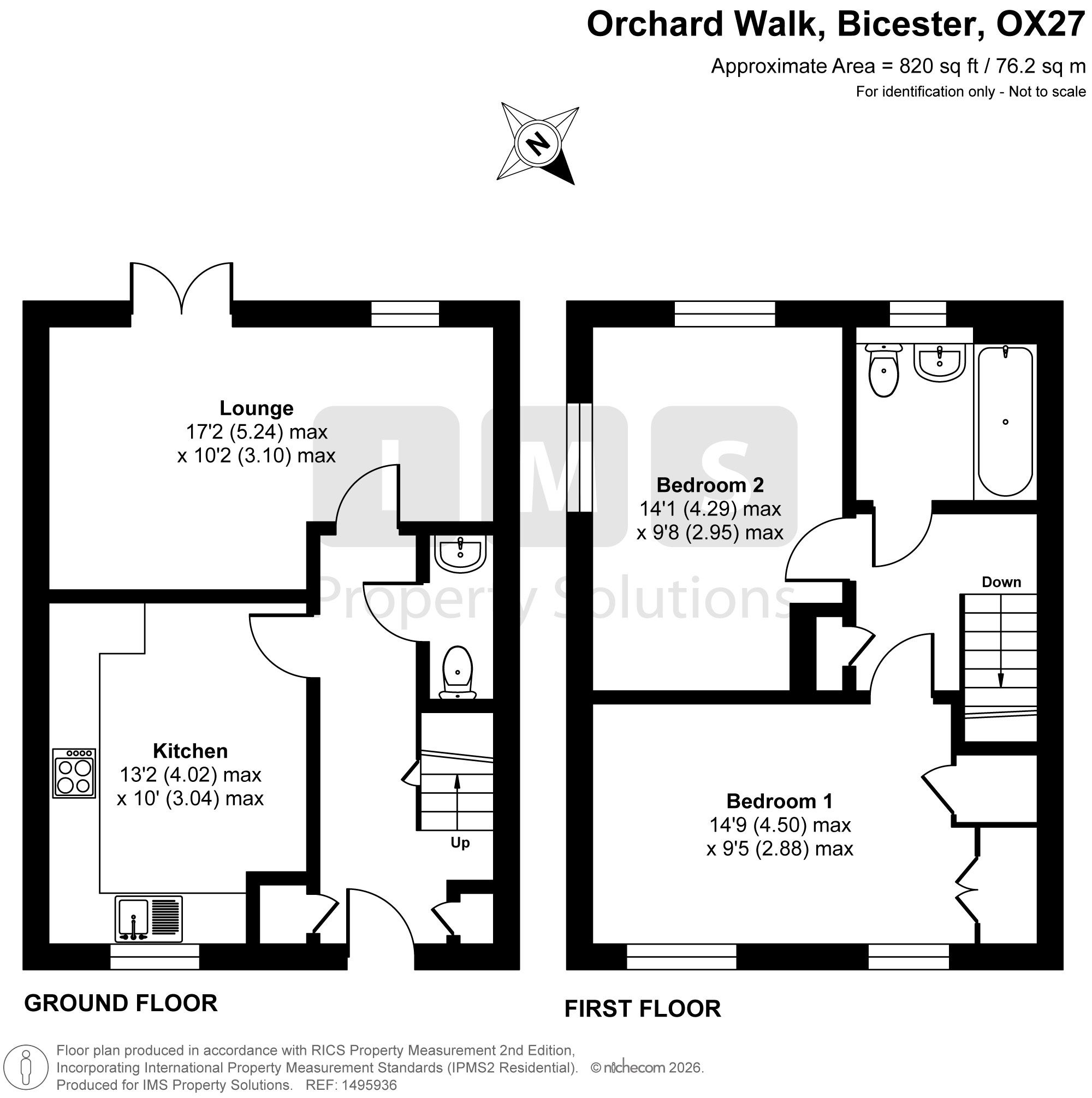 6 Orchard Walk, Bicester floorplan