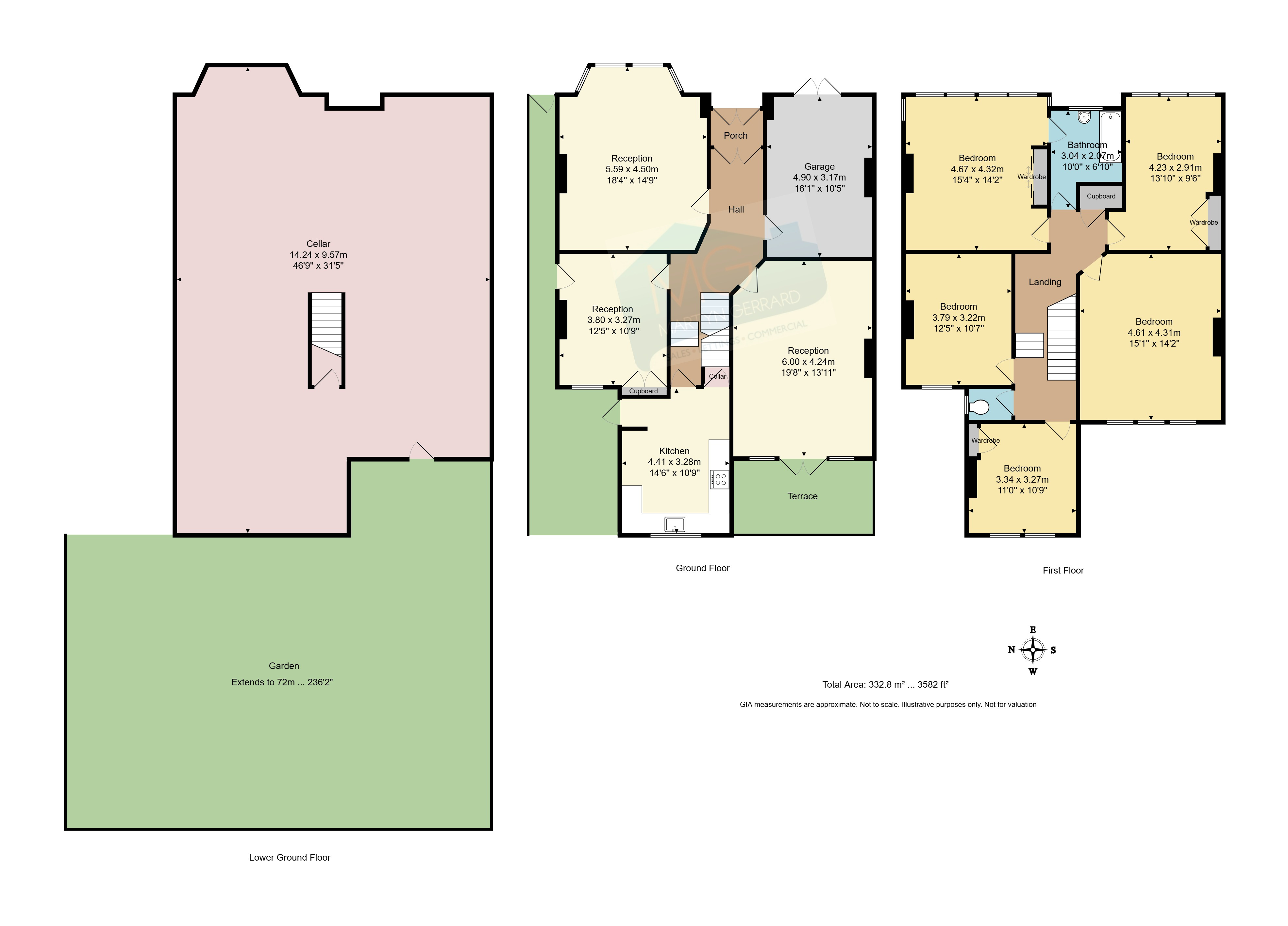 Holden Road, Woodside Park, London, N12 floorplan