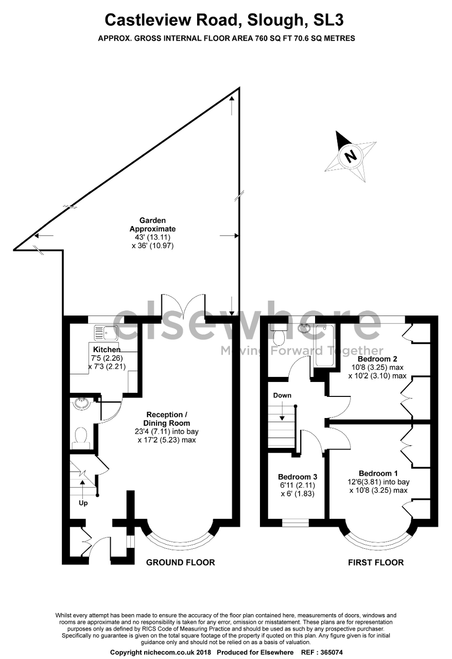 3 Bedrooms Semi-detached house for sale in Castleview Road, Langley SL3