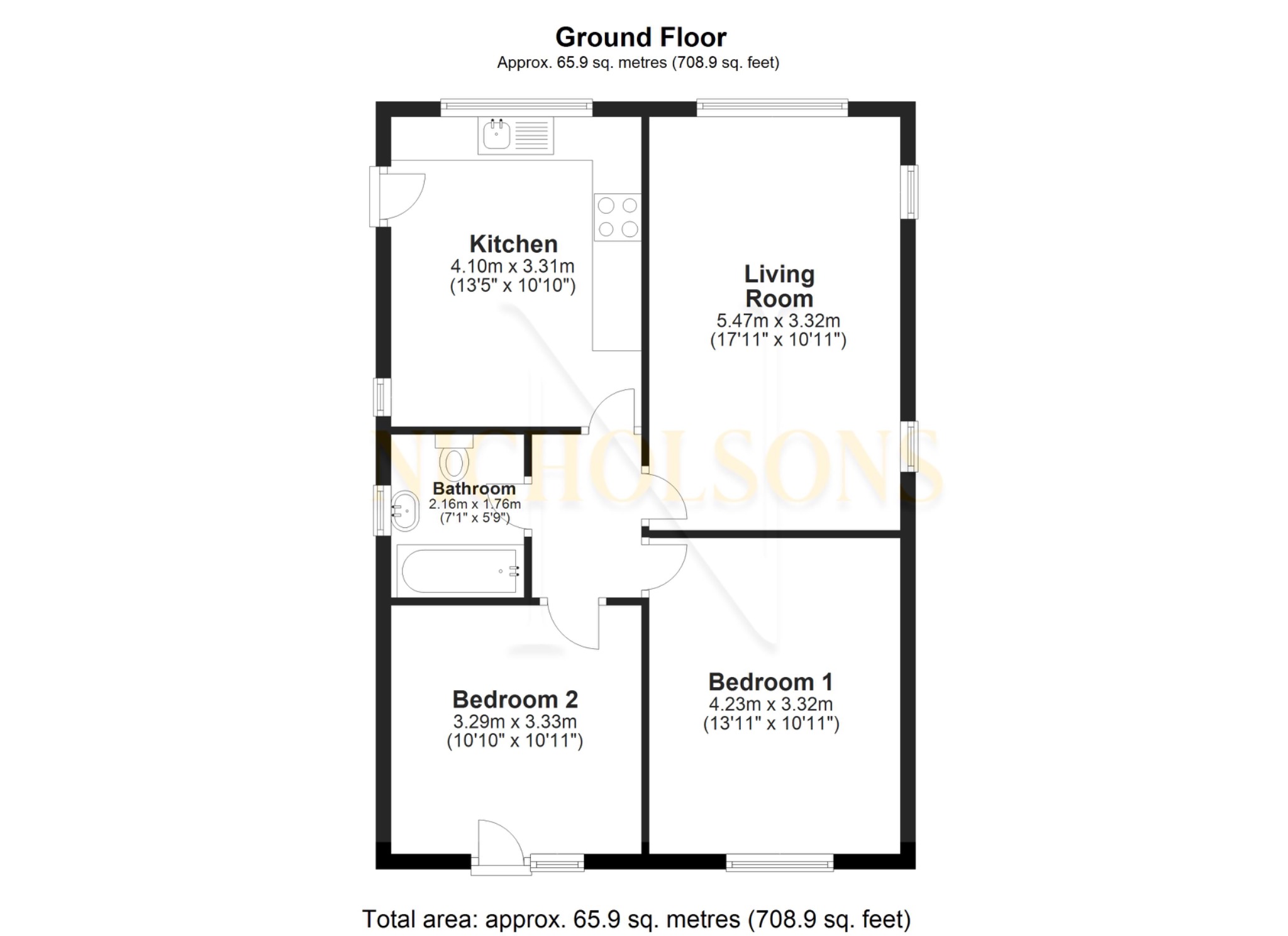 Monckton Road, Retford, Nottinghamshire DN22, 2 bedroom bungalow for