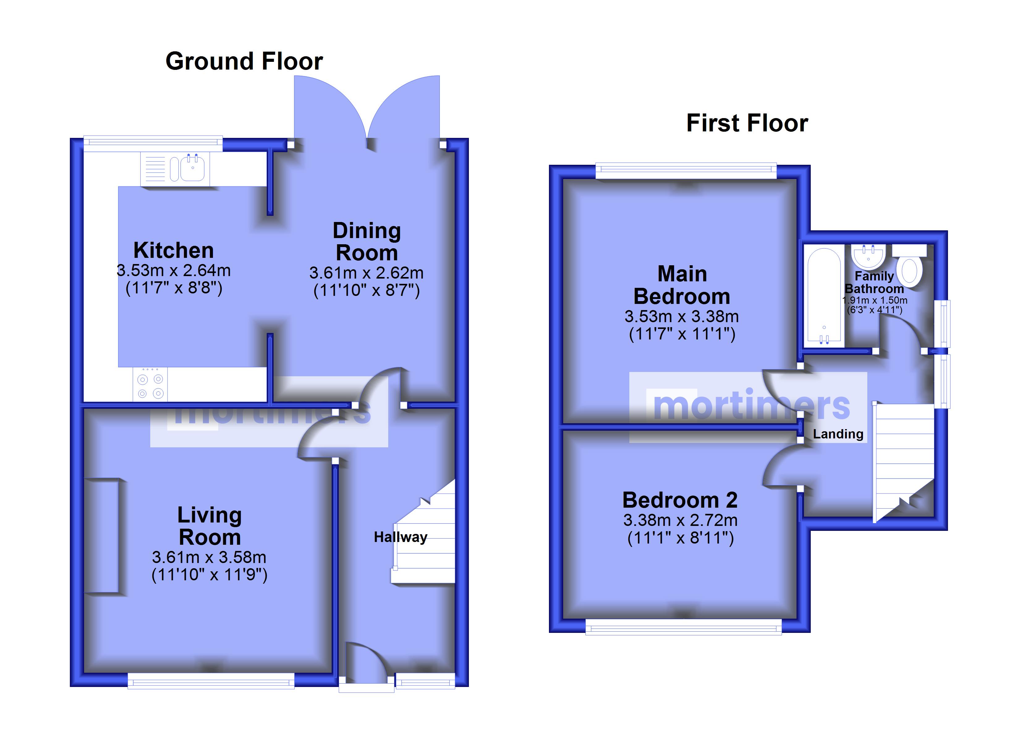 7, Dunster Avenue, Accrington floorplan