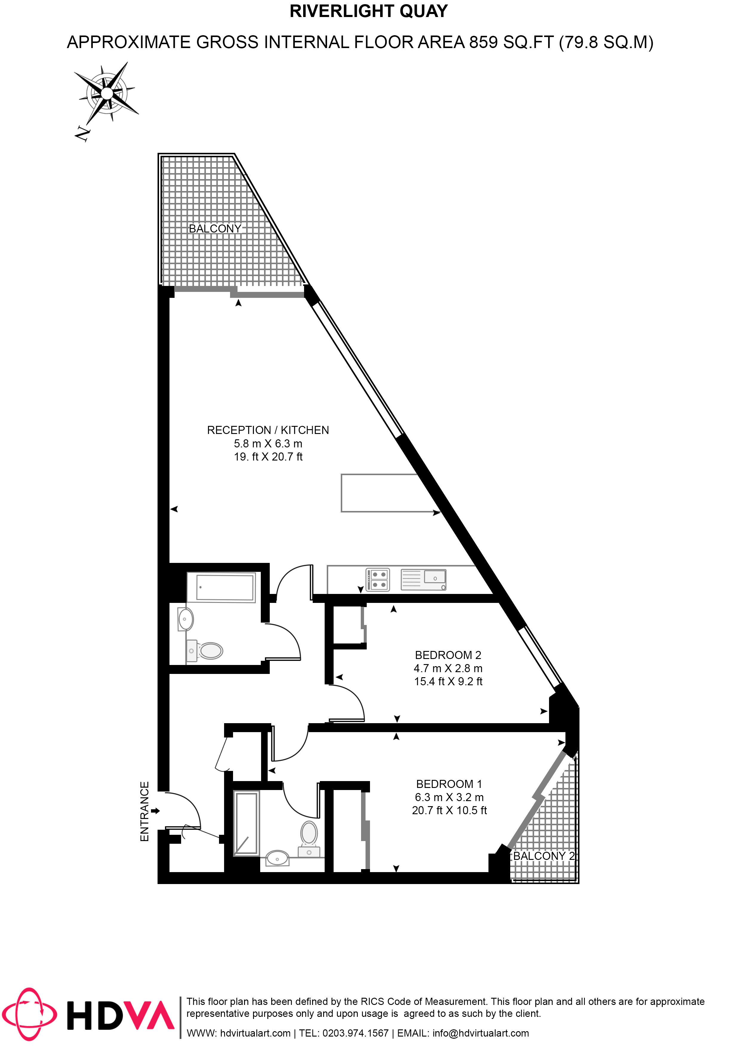 29, 4, Riverlight Quay, London floorplan