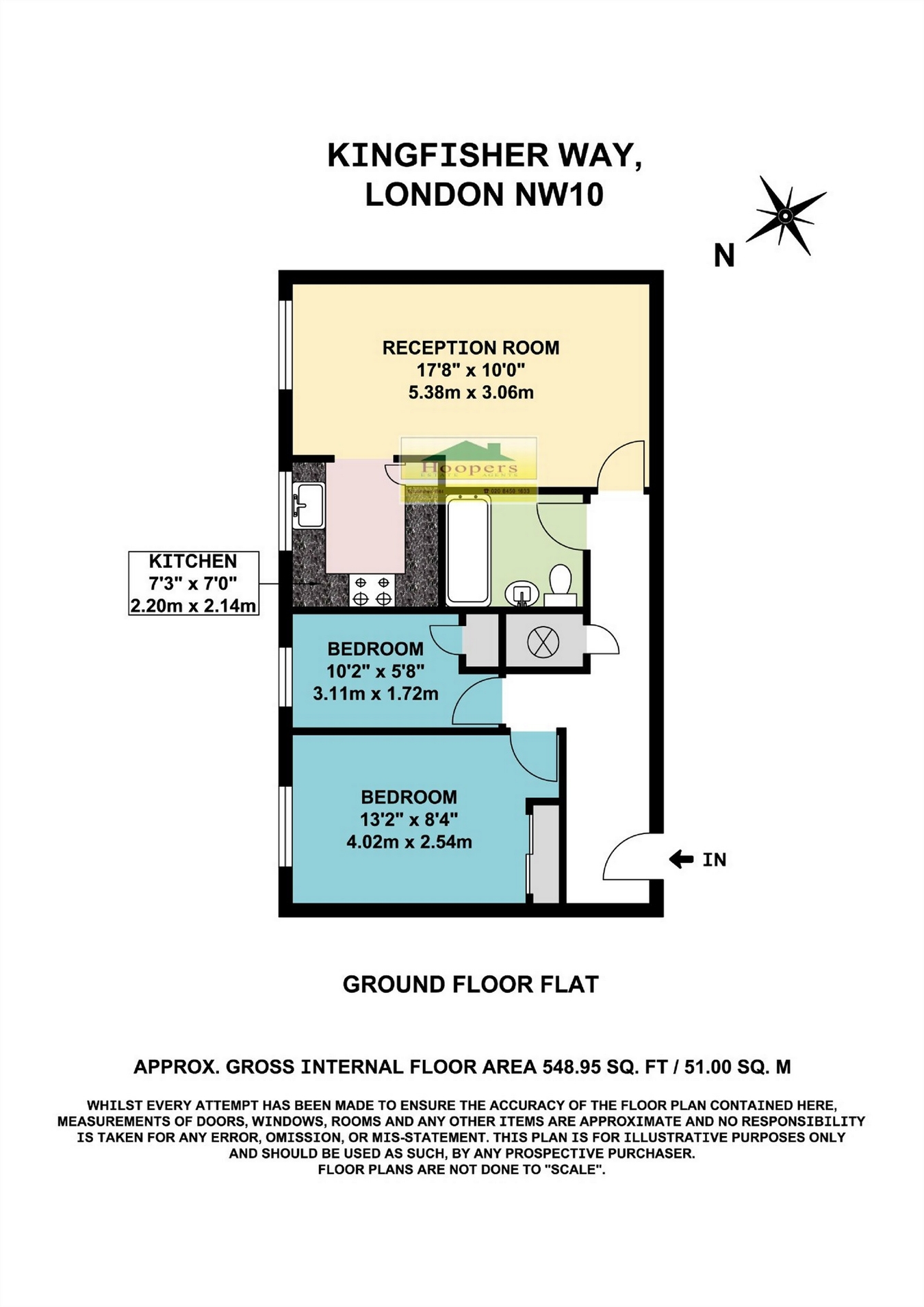 2 Bedrooms Flat for sale in Kingfisher Way, London NW10