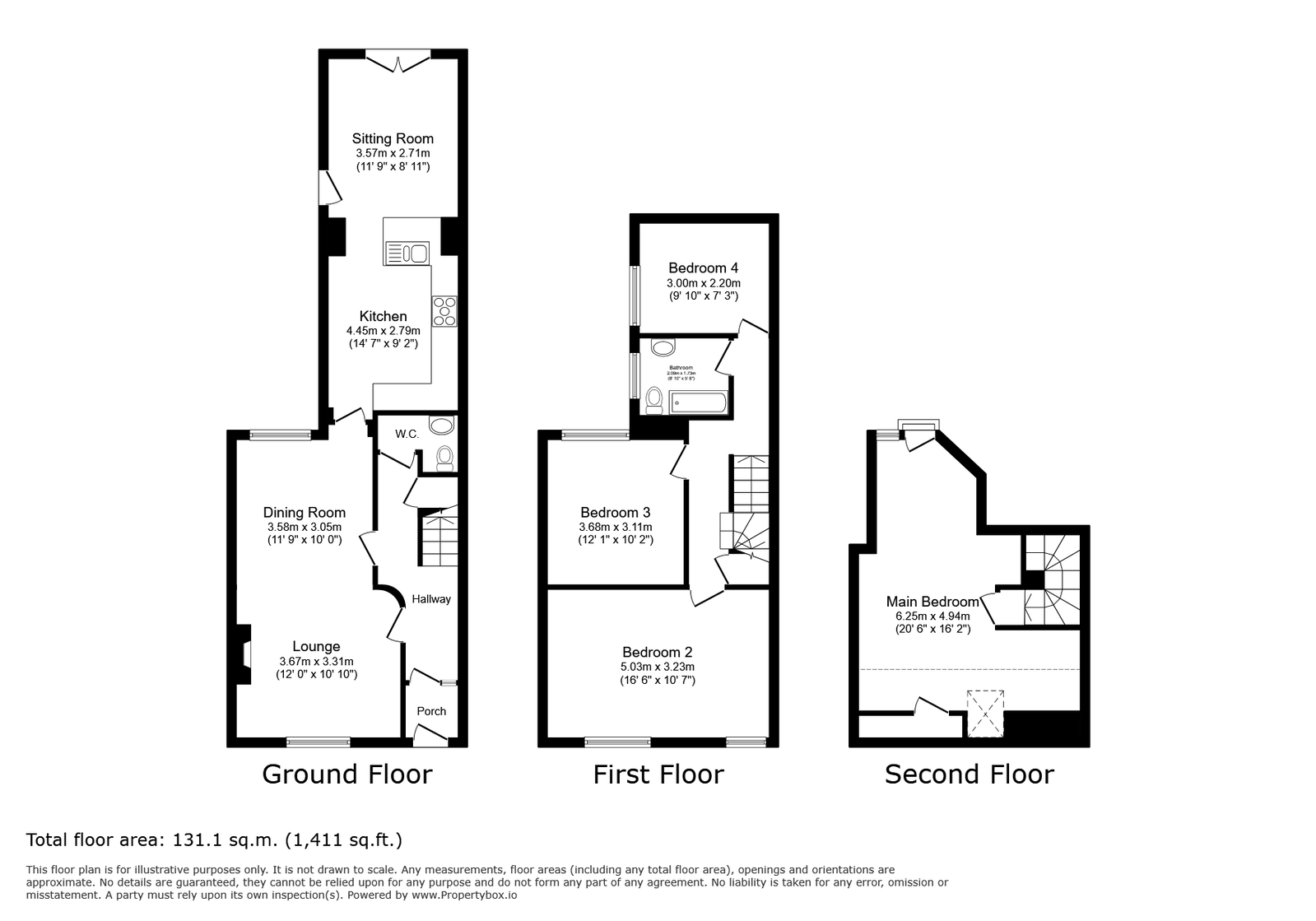 73, Roger Street, Swansea floorplan