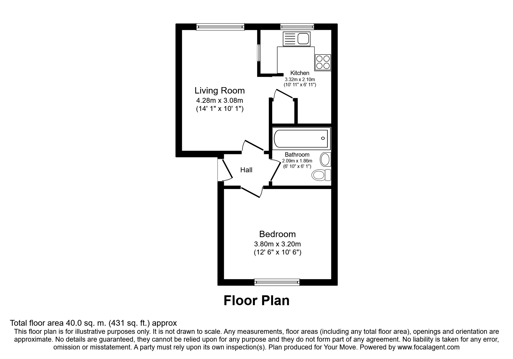 1 bed flat for sale in Chipstead Close, Sutton, Surrey SM2 Zoopla