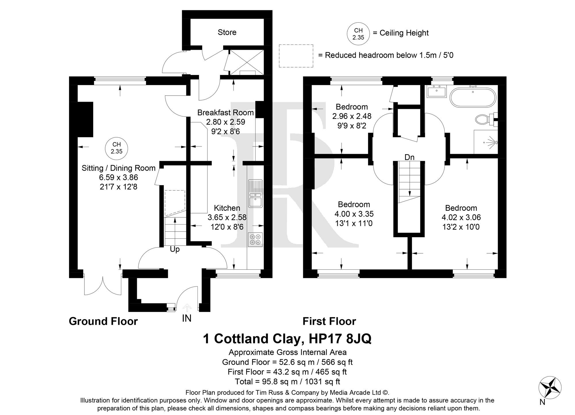 1 Cottland Clay, Aylesbury floorplan