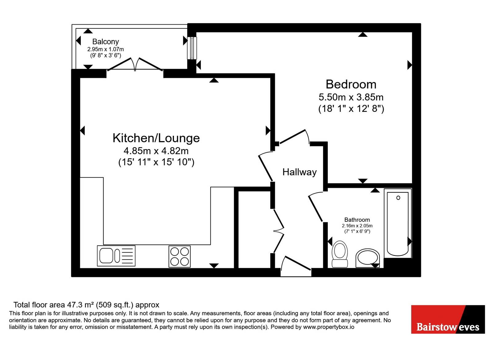 Flat 103 Nariad House, 2, Guglielmo Marconi Mews, London floorplan