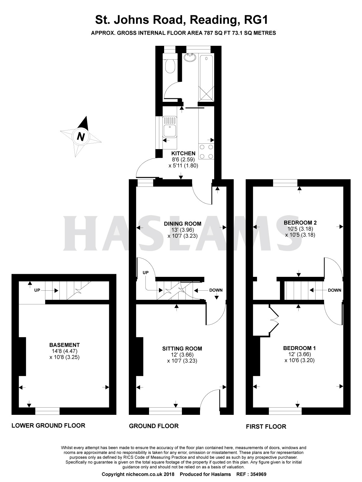 2 Bedrooms Terraced house for sale in St. Johns Road, Reading RG1