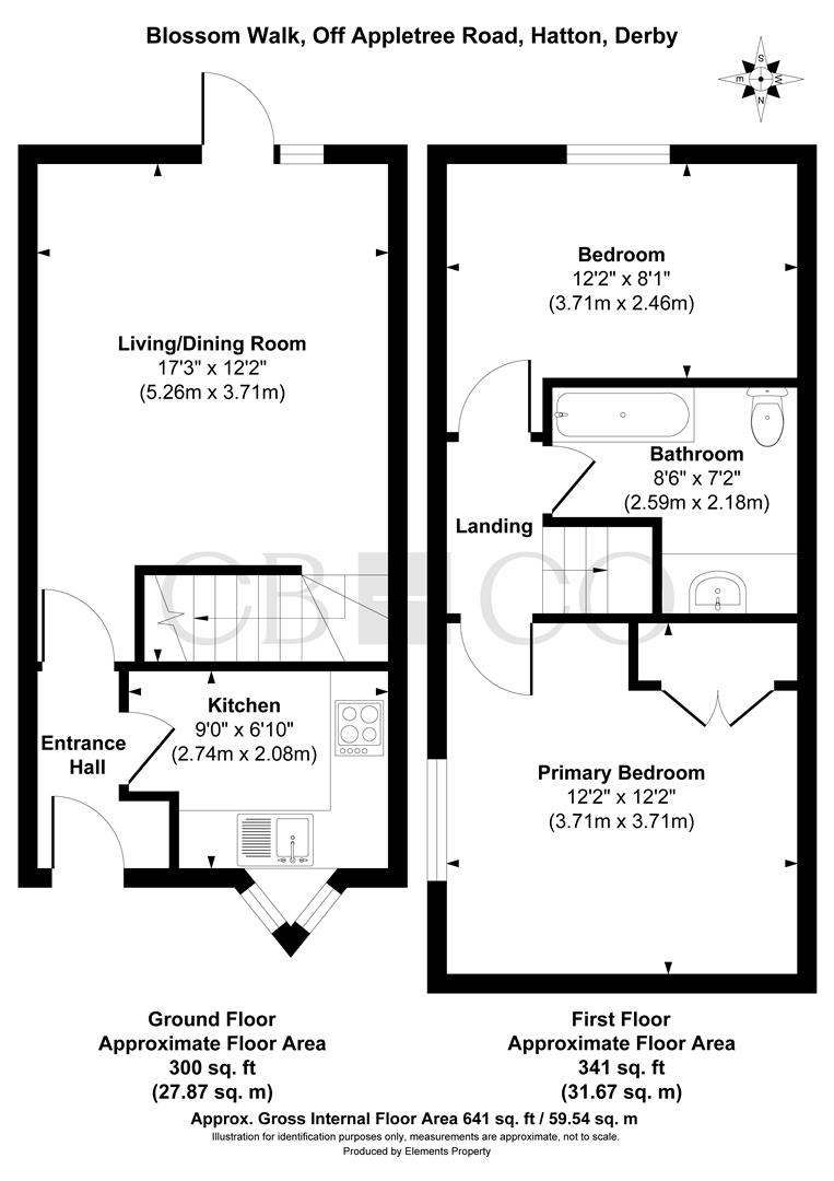 6, Blossom Walk, Derby floorplan