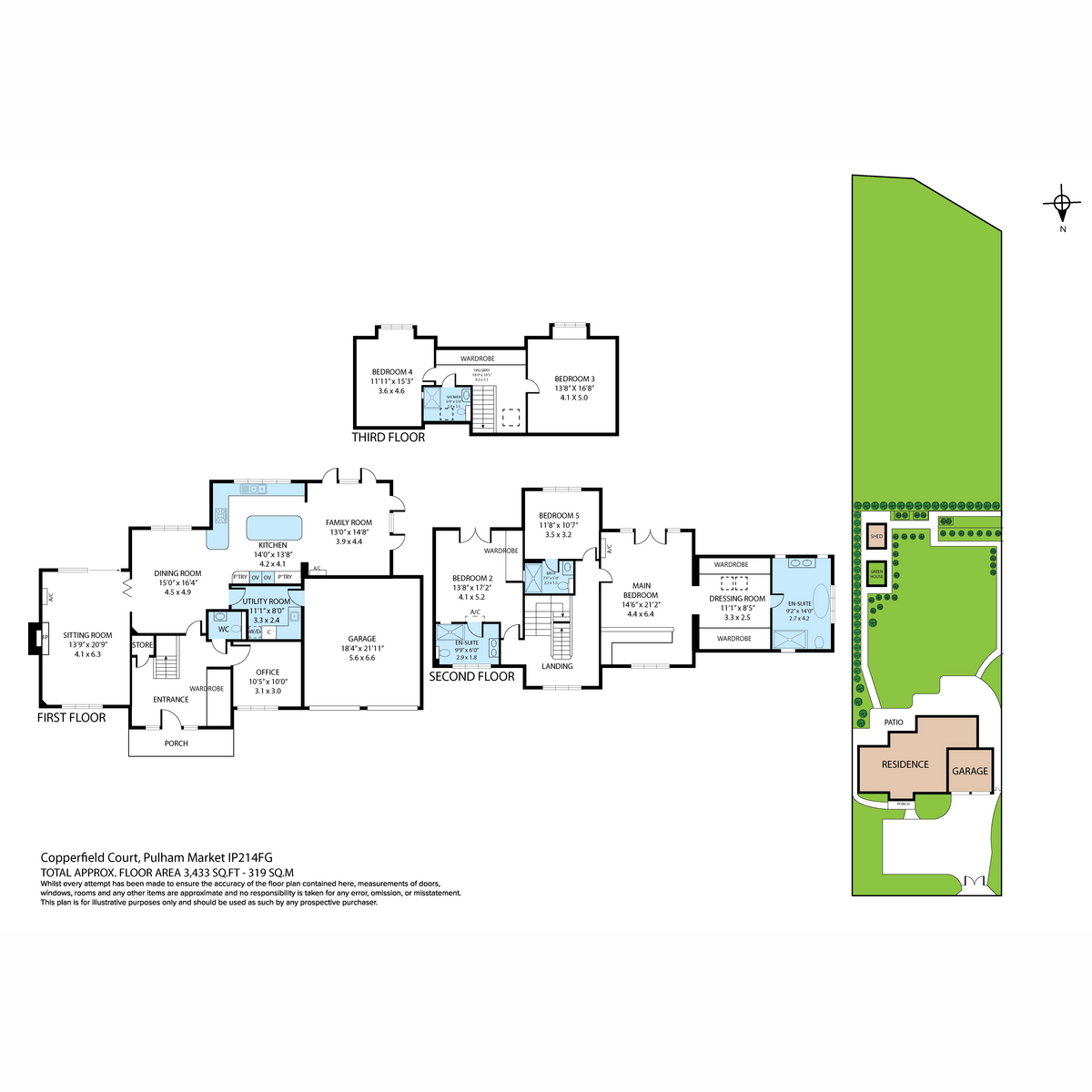 5, Copperfield Court, Diss floorplan