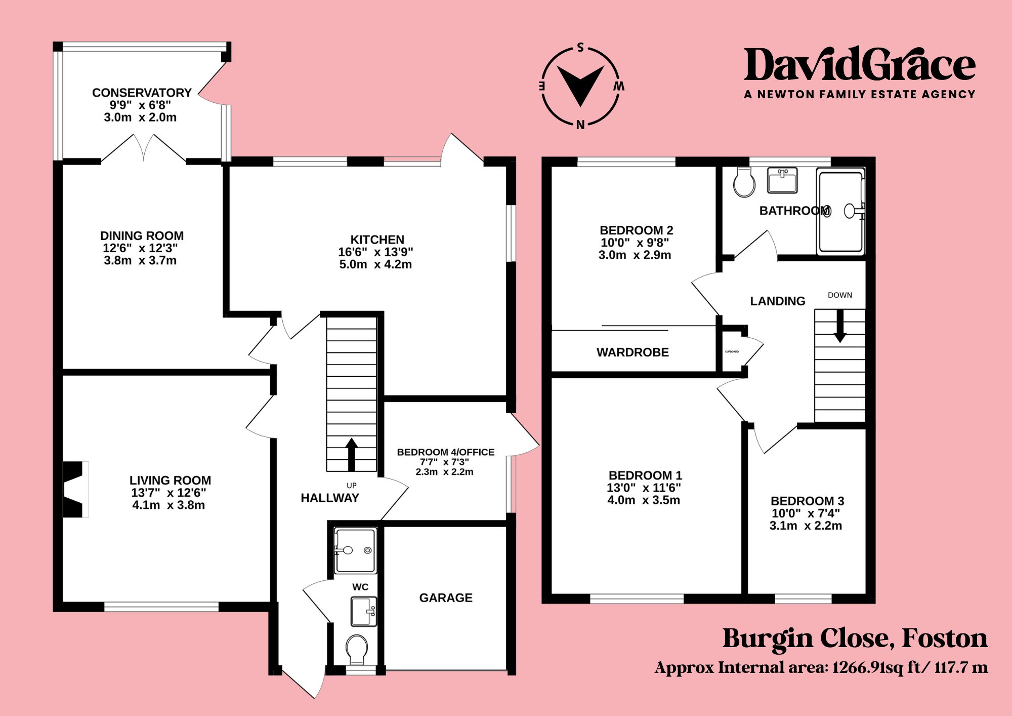 15 Burgin Close, Grantham floorplan