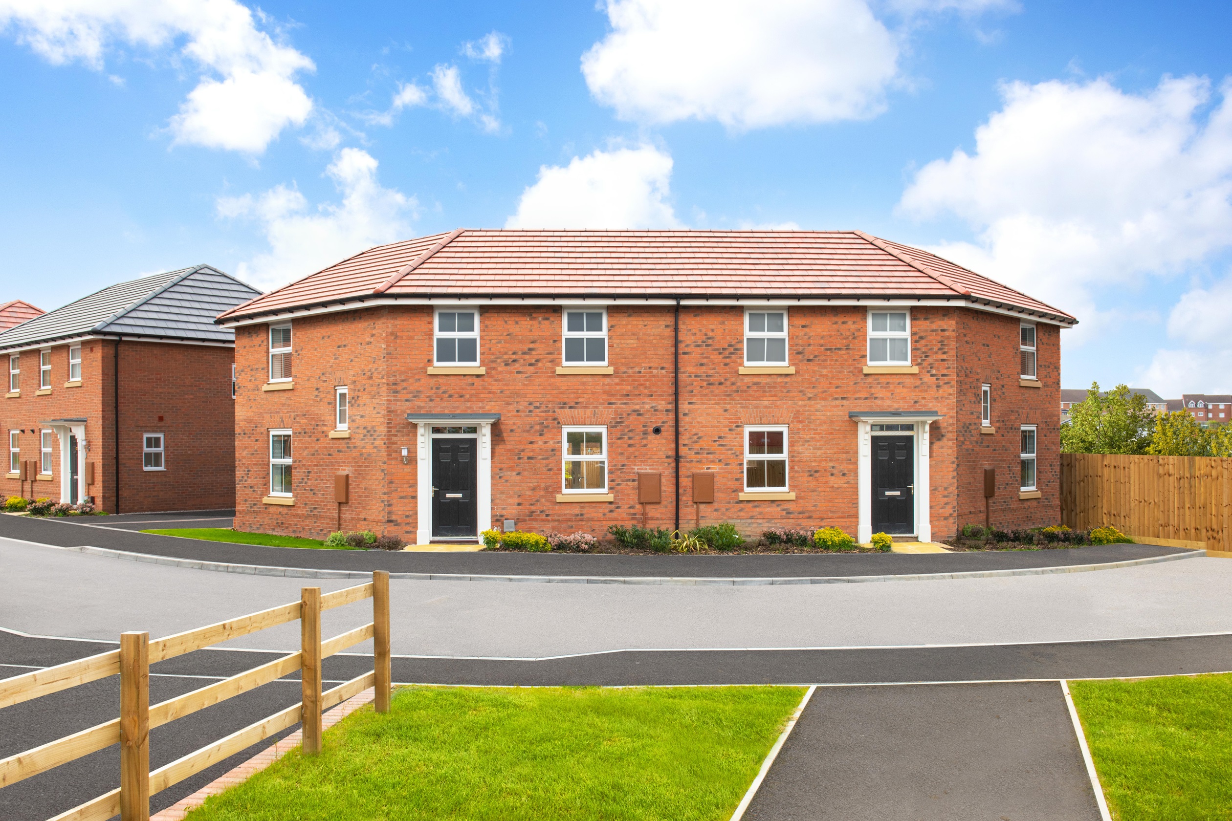 External View Of A Semi-Detached Three Bedroom Fairway