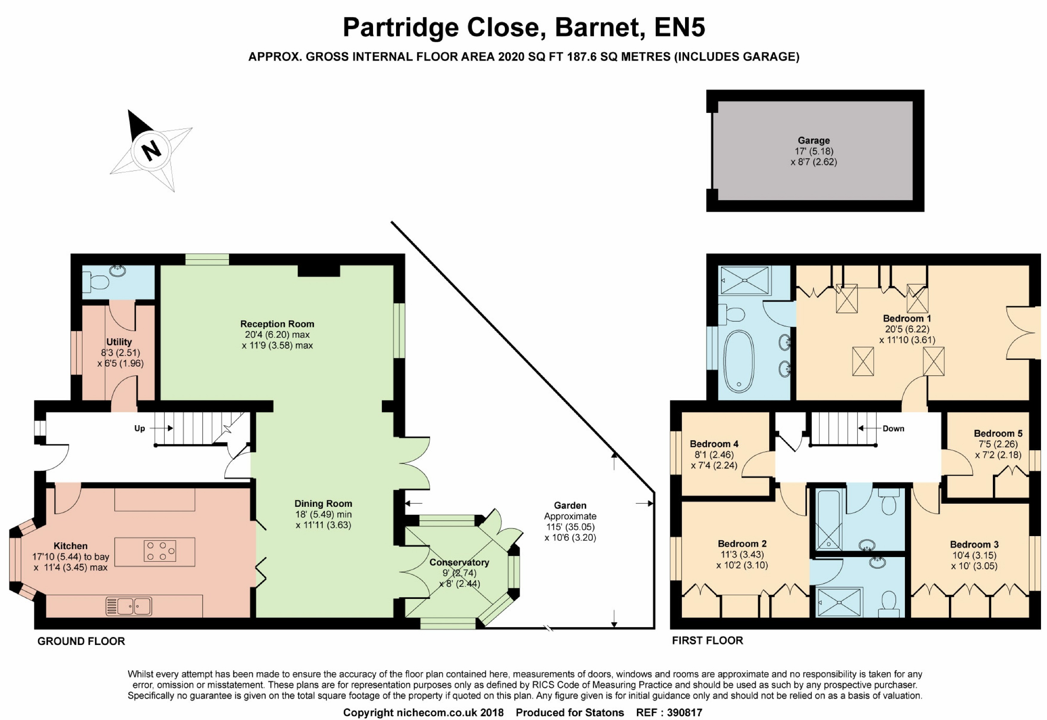 5 Bedrooms Detached house for sale in Partridge Close, Arkley, Hertfordshire EN5