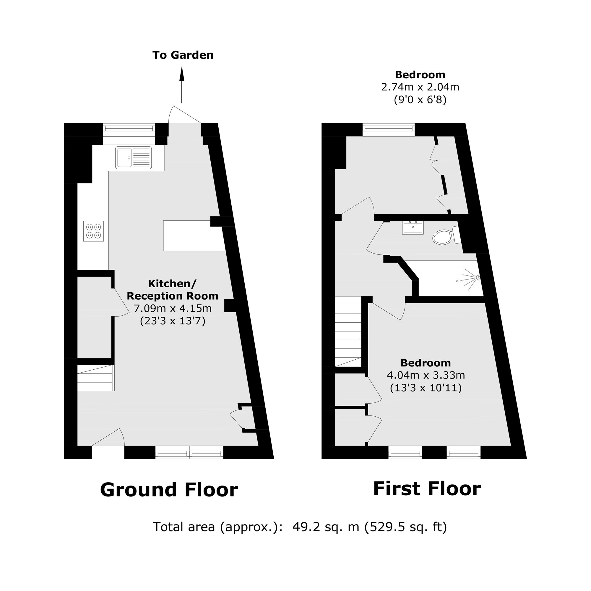 13, Denmark Road, Twickenham floorplan