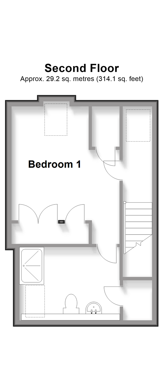 Tupwood Gardens, Caterham floorplan