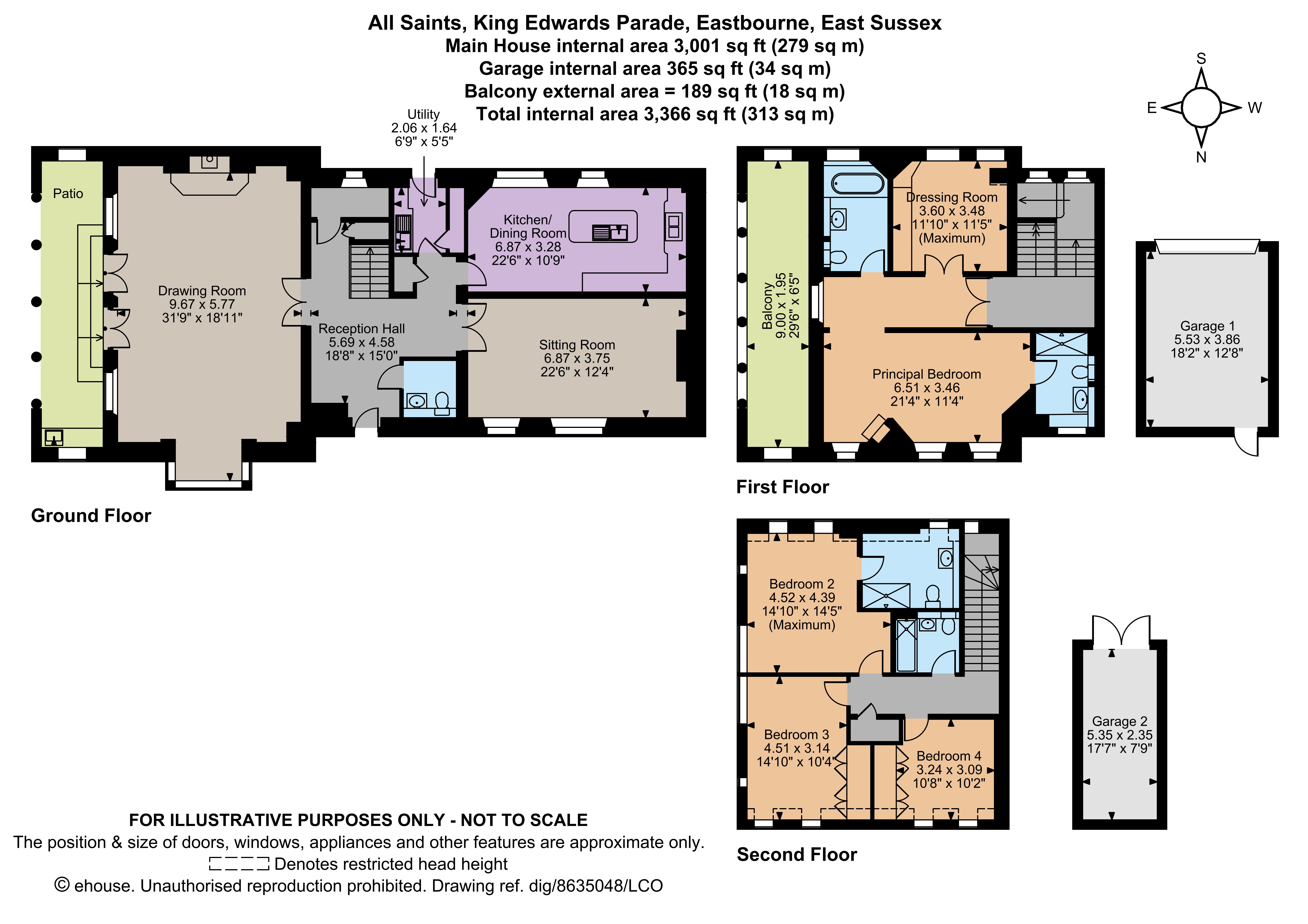 42, All Saints, 40, King Edwards Parade, East Sussex floorplan