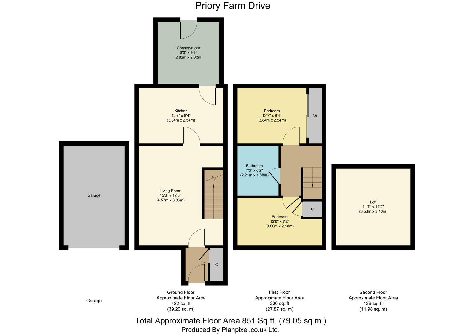 Priory Farm Drive, Hull floorplan