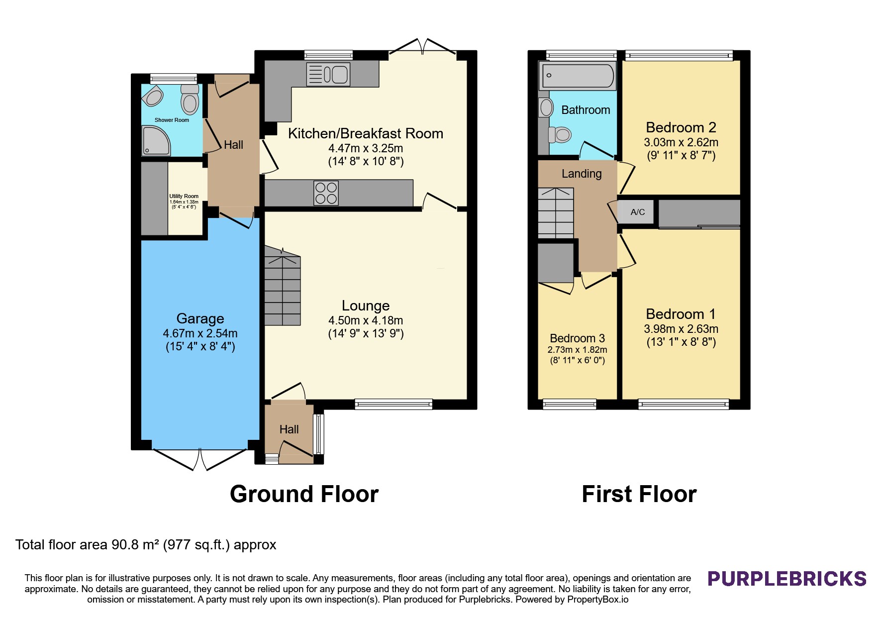 29, Plover Close, Southampton floorplan