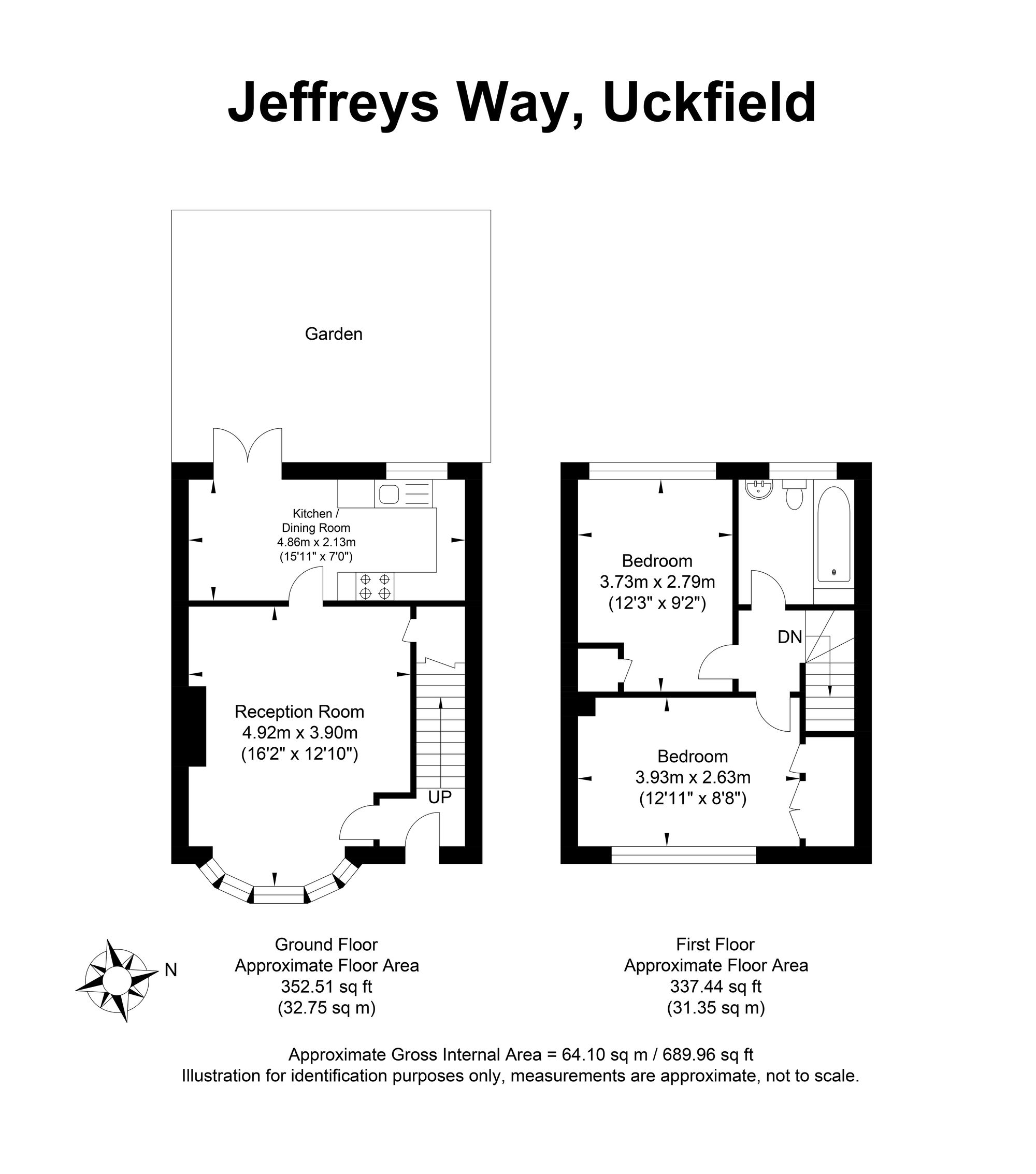 11 Jeffreys Way, Uckfield floorplan
