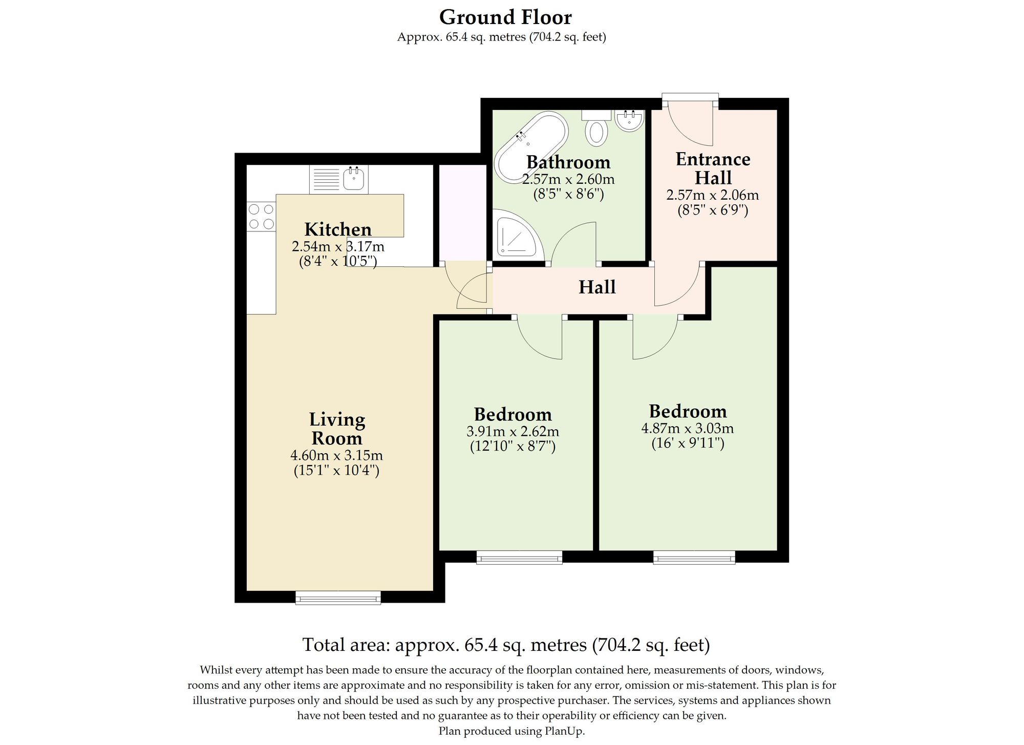 4 Swonnells Court, Lowestoft floorplan