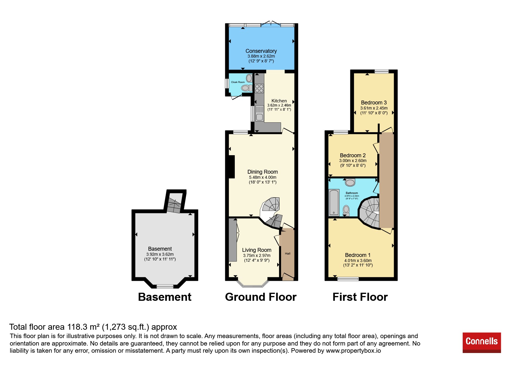 13, Cornewall Street, Hereford floorplan