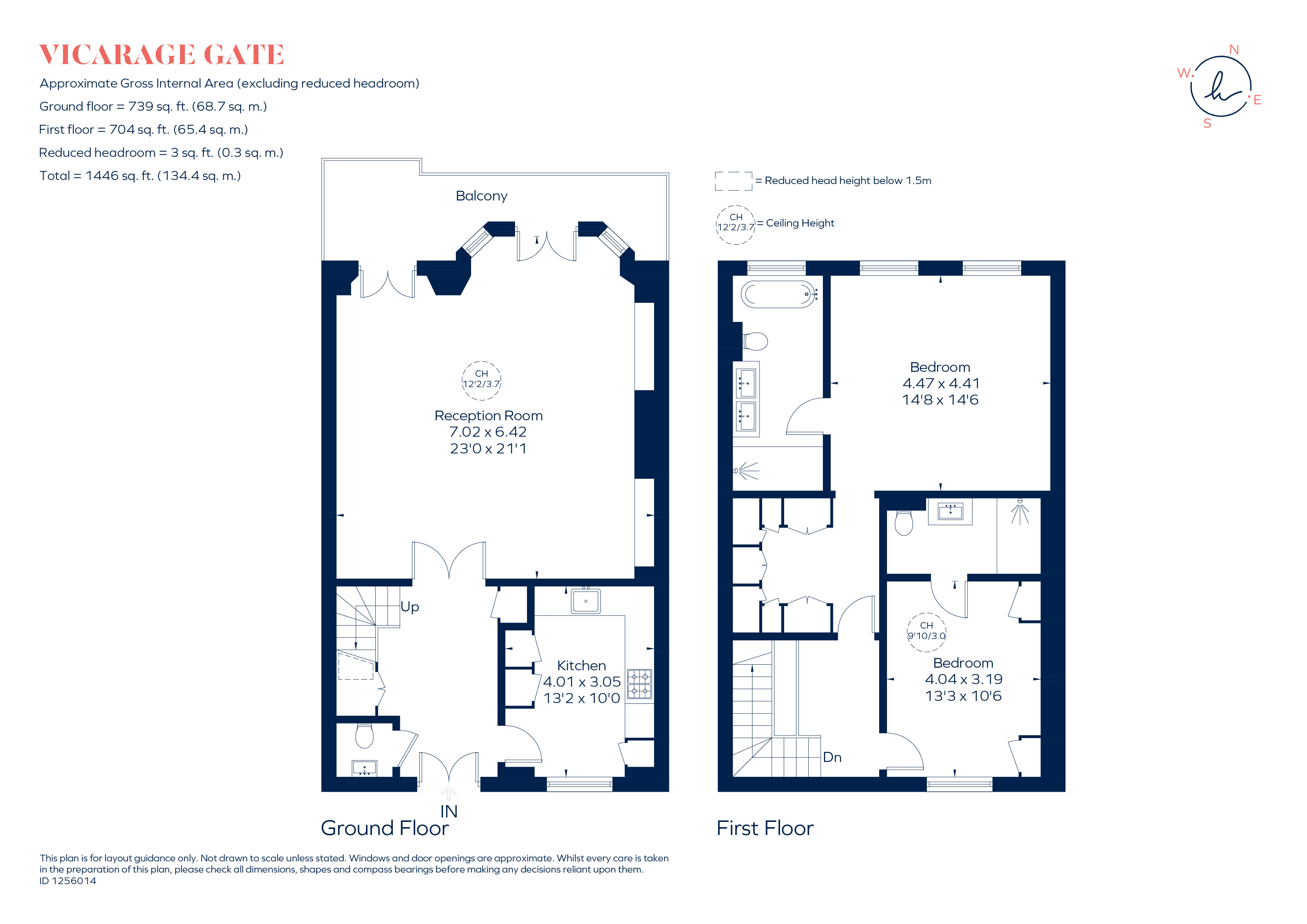 Flat 3, 9, Vicarage Gate, London floorplan