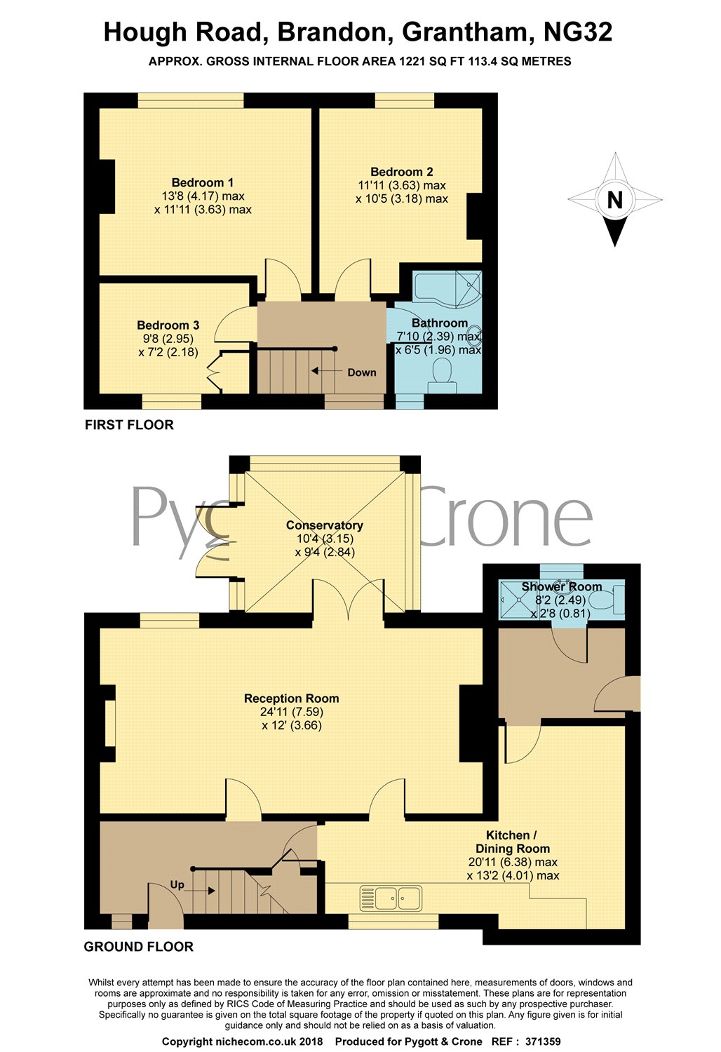 3 Bedrooms Semi-detached house for sale in Hough Road, Brandon NG32