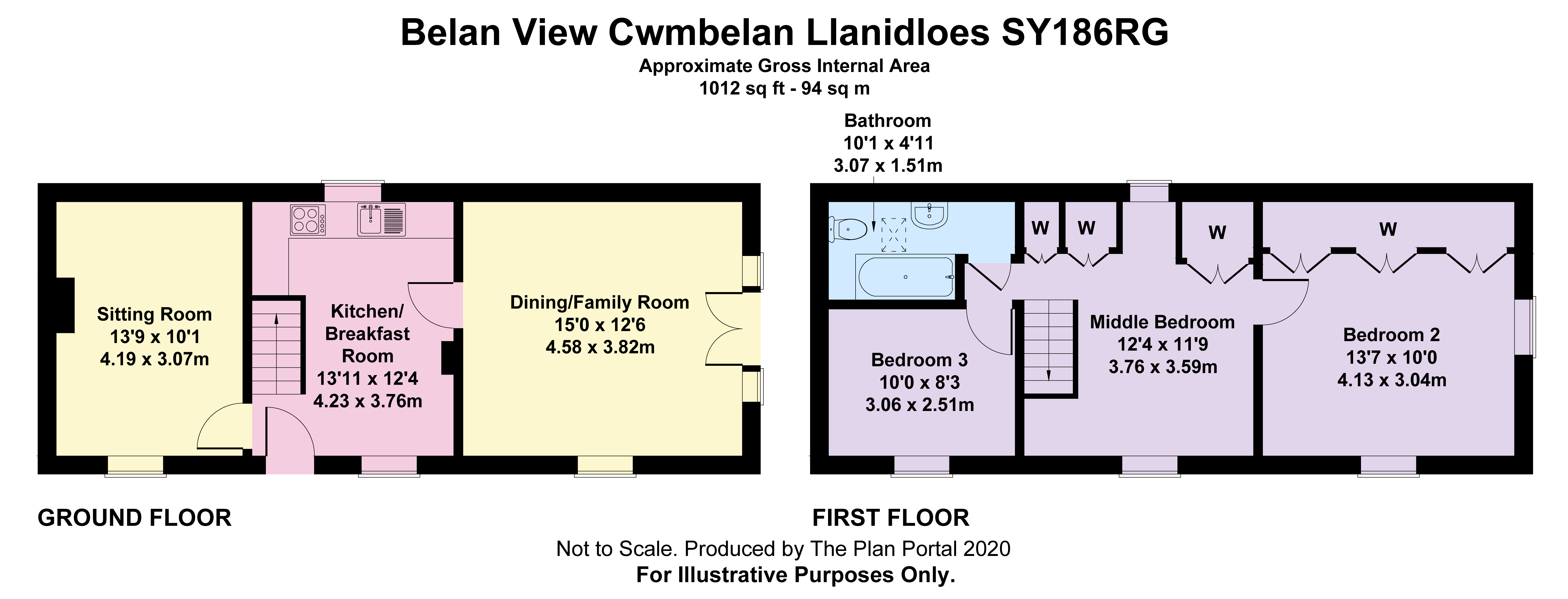 Cwmbelan, Llanidloes, Powys SY18, 3 bedroom linkdetached house for